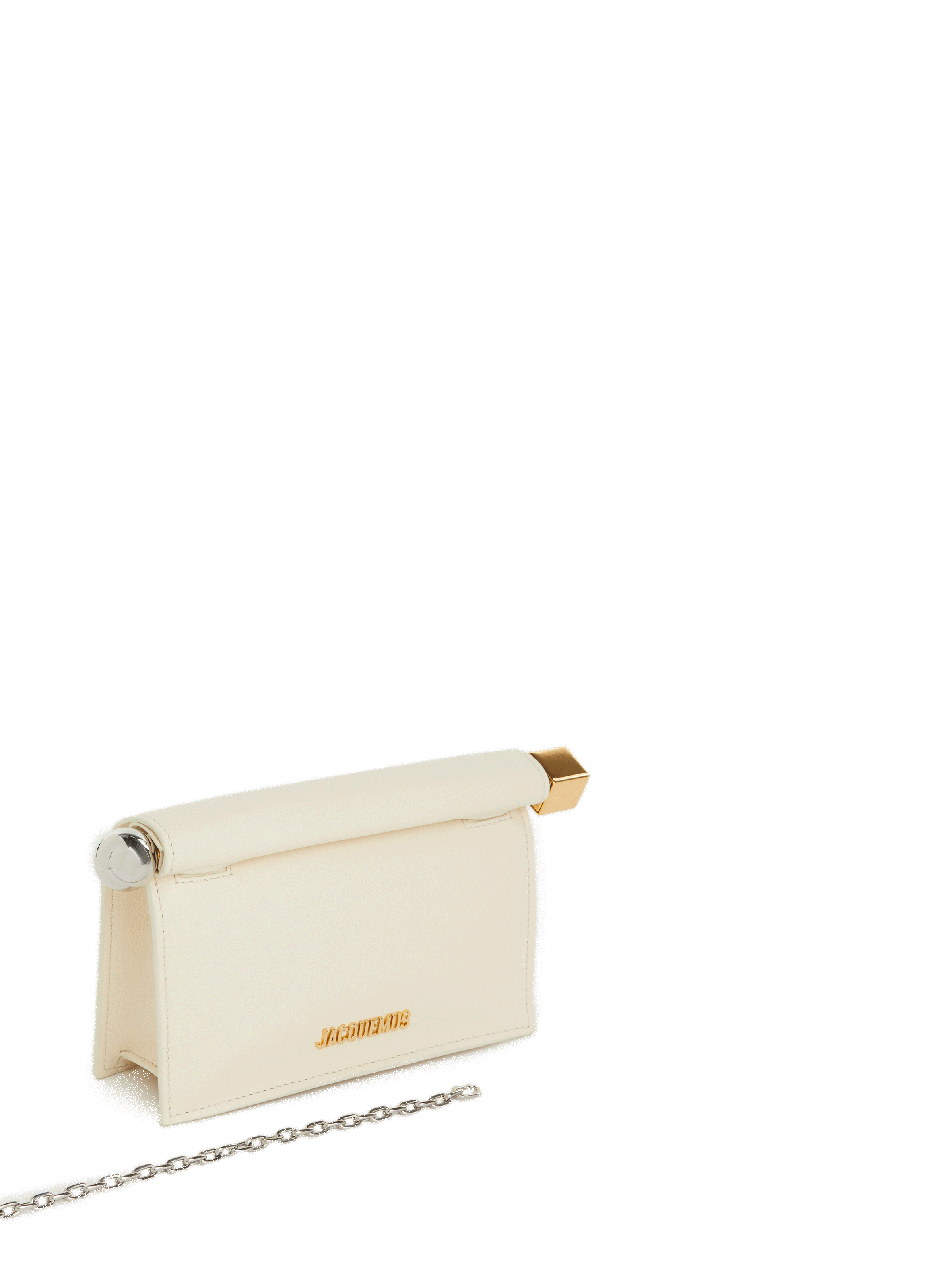 La petite pochette rond carré  JACQUEMUS Beige