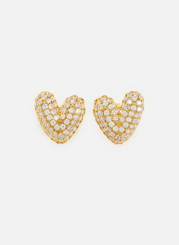Heart earrings  CRYSTAL HAZE Heart earrings  CRYSTAL HAZE