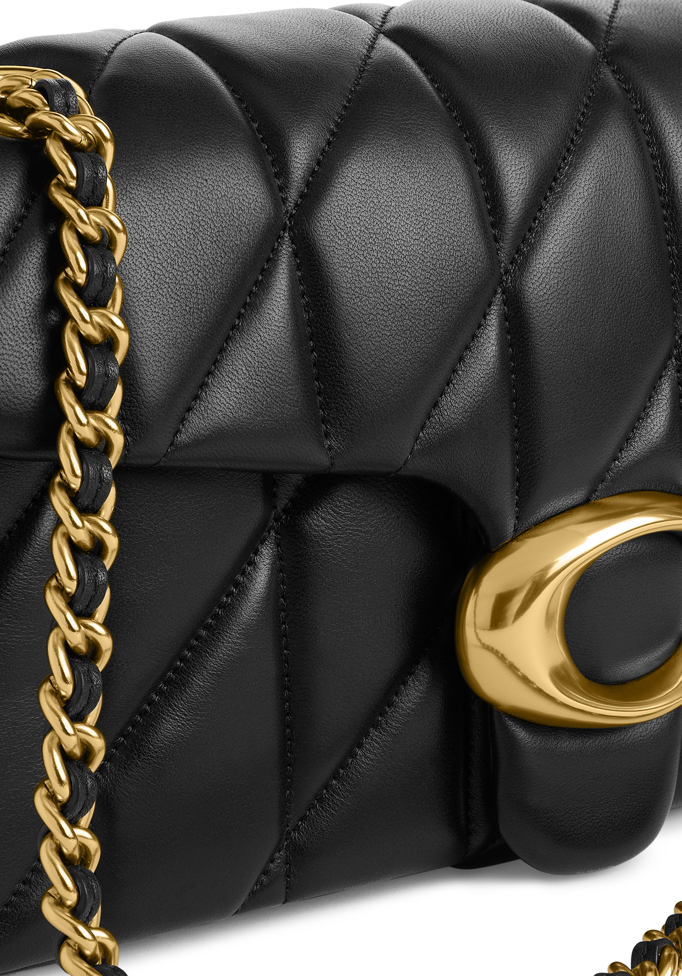 Tabby leather handbag  COACH Black