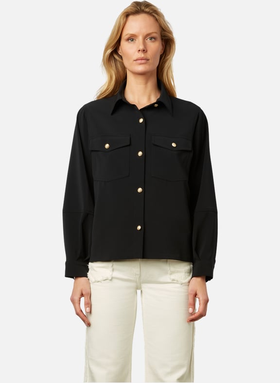 Surchemise en microfibre - belita Bleu by GERARD DAREL GERARD DAREL Surchemise en microfibre - belita Bleu