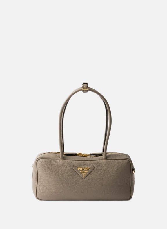 Sac à main en cuir Gris by PRADA PRADA Sac à main en cuir Gris