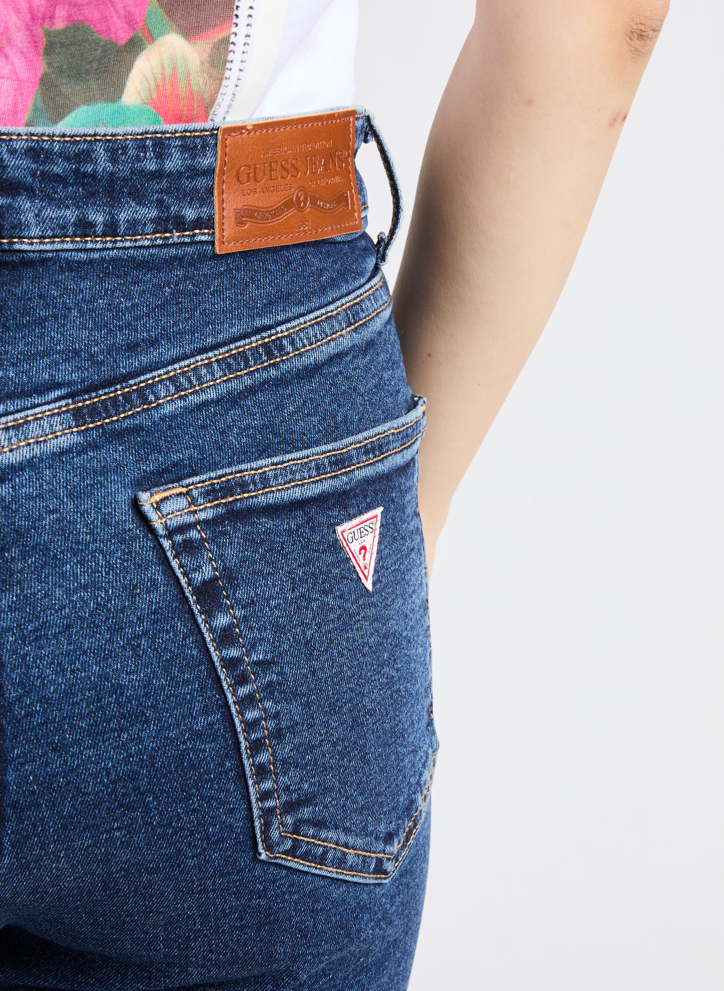 Jean Skinny GUESS Bleu