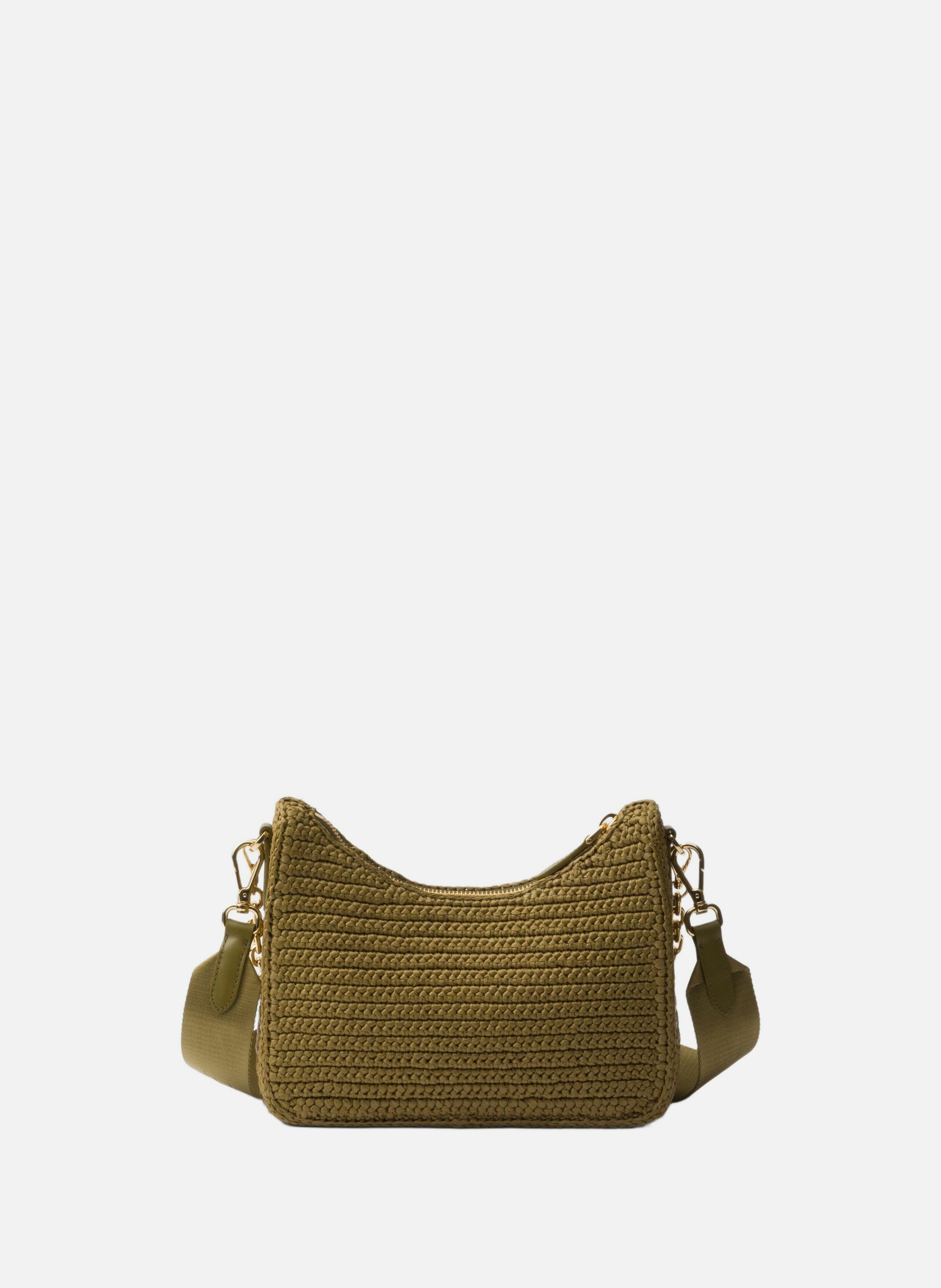 Sac en crochet prada re-edition 2005 PRADA Vert