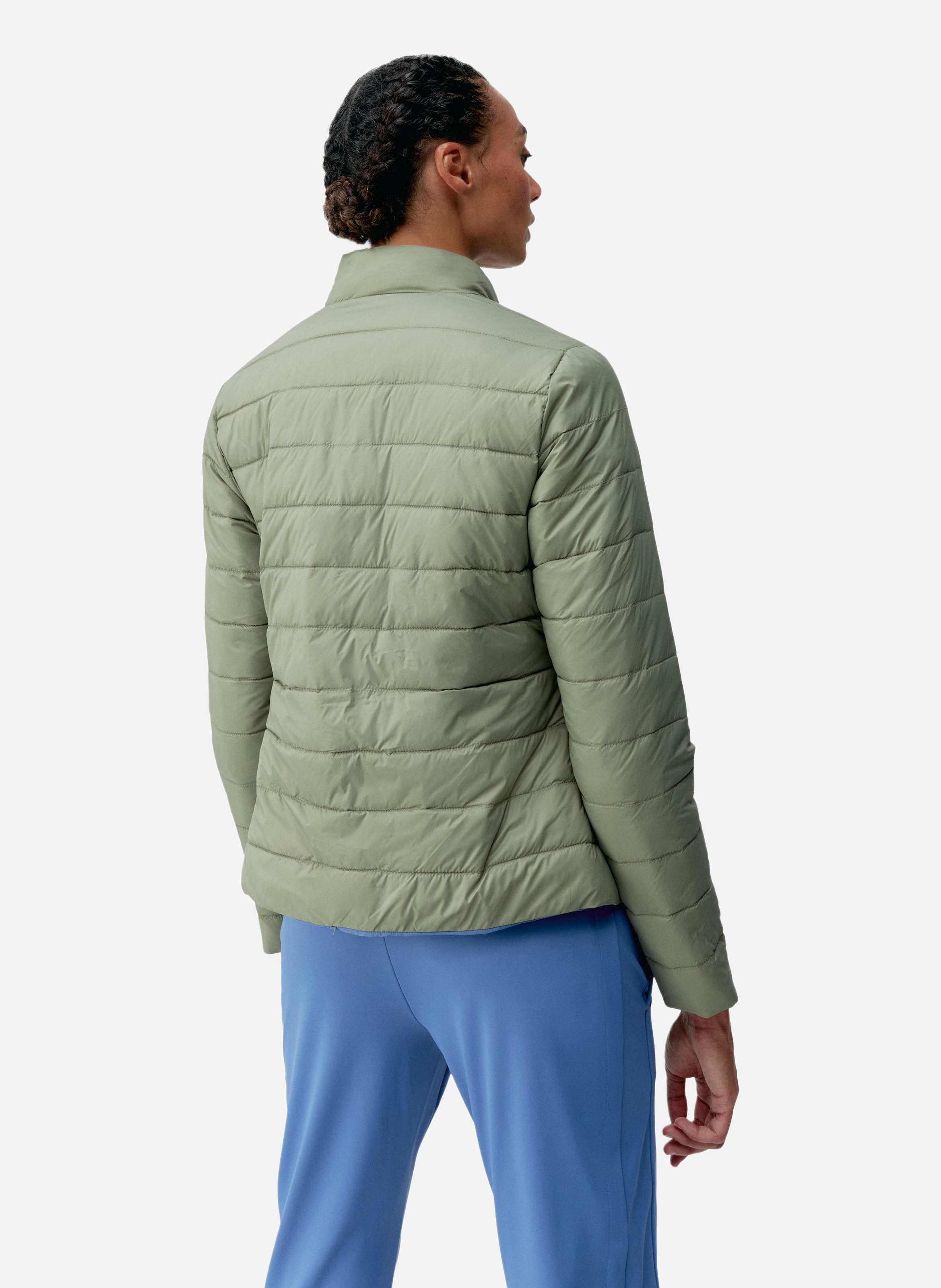 Veste de sport boutonné performance athleisure lyra BORN LIVING YOGA Bleu