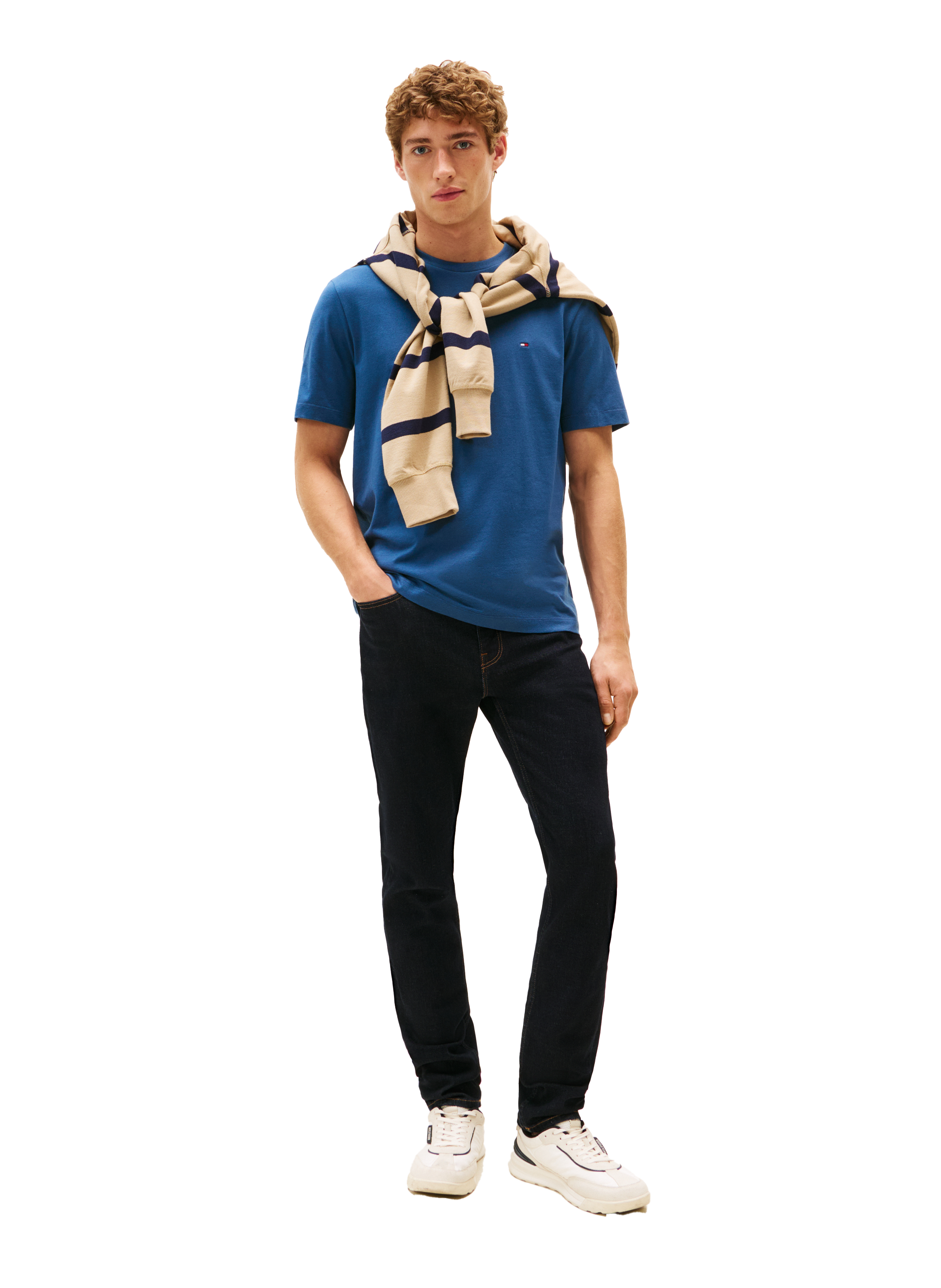 Classic Cotton T-Shirt TOMMY HILFIGER Blue