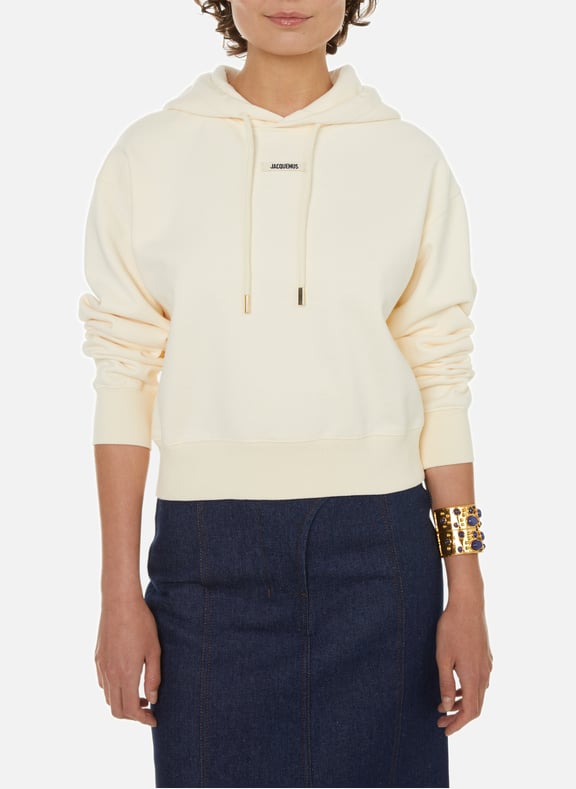 Grosgrain hoodie Beige by JACQUEMUS JACQUEMUS Grosgrain hoodie Beige