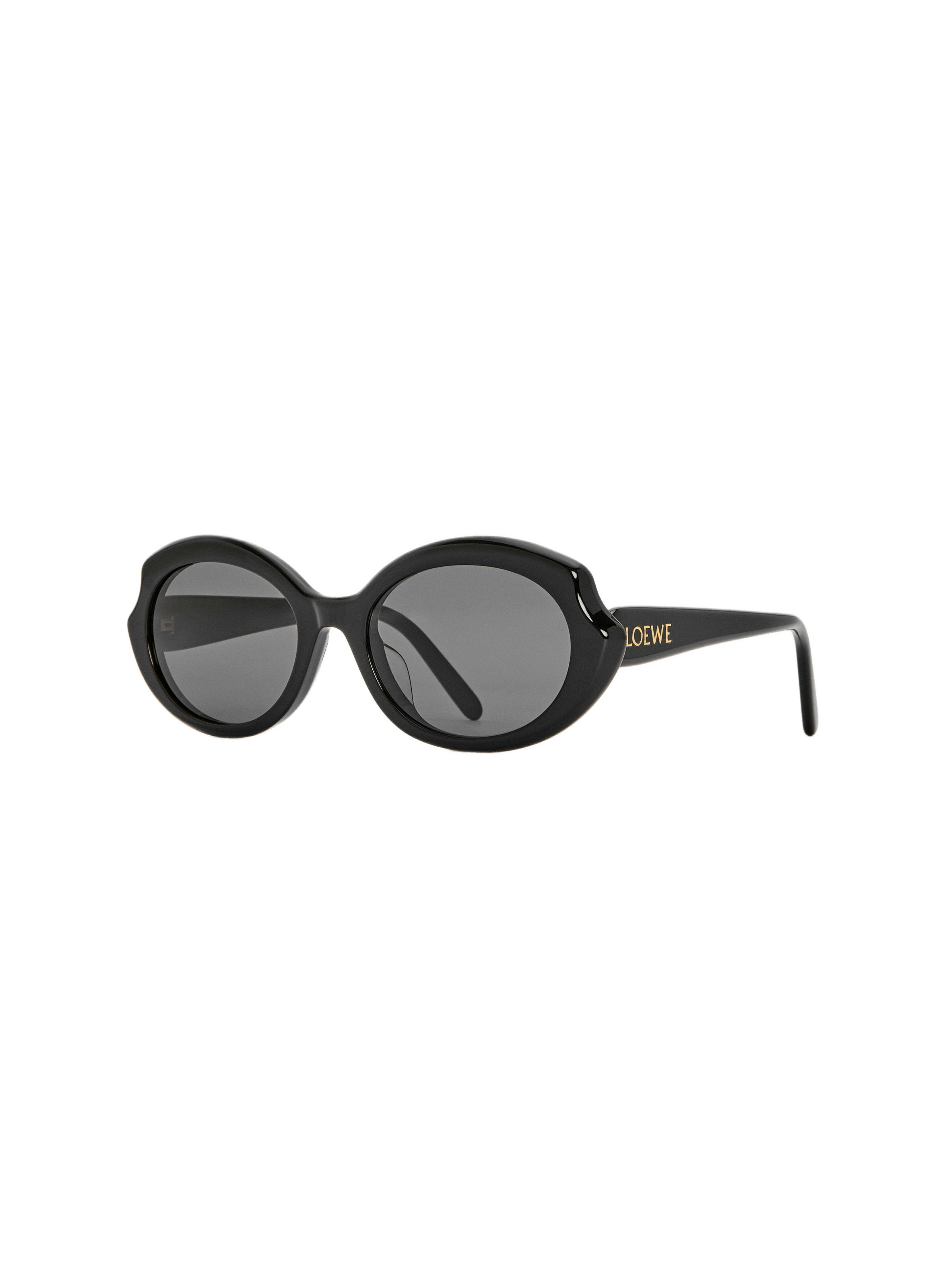 Slim Mini Oval Sunglasses LOEWE Black