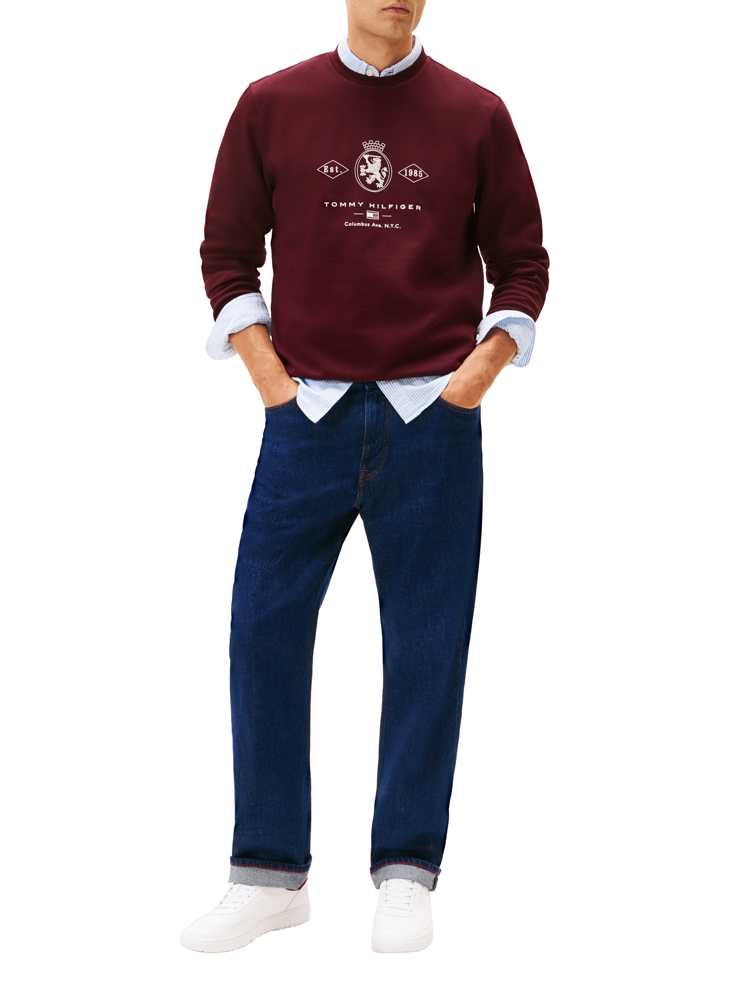 Leather sneakers TOMMY HILFIGER White