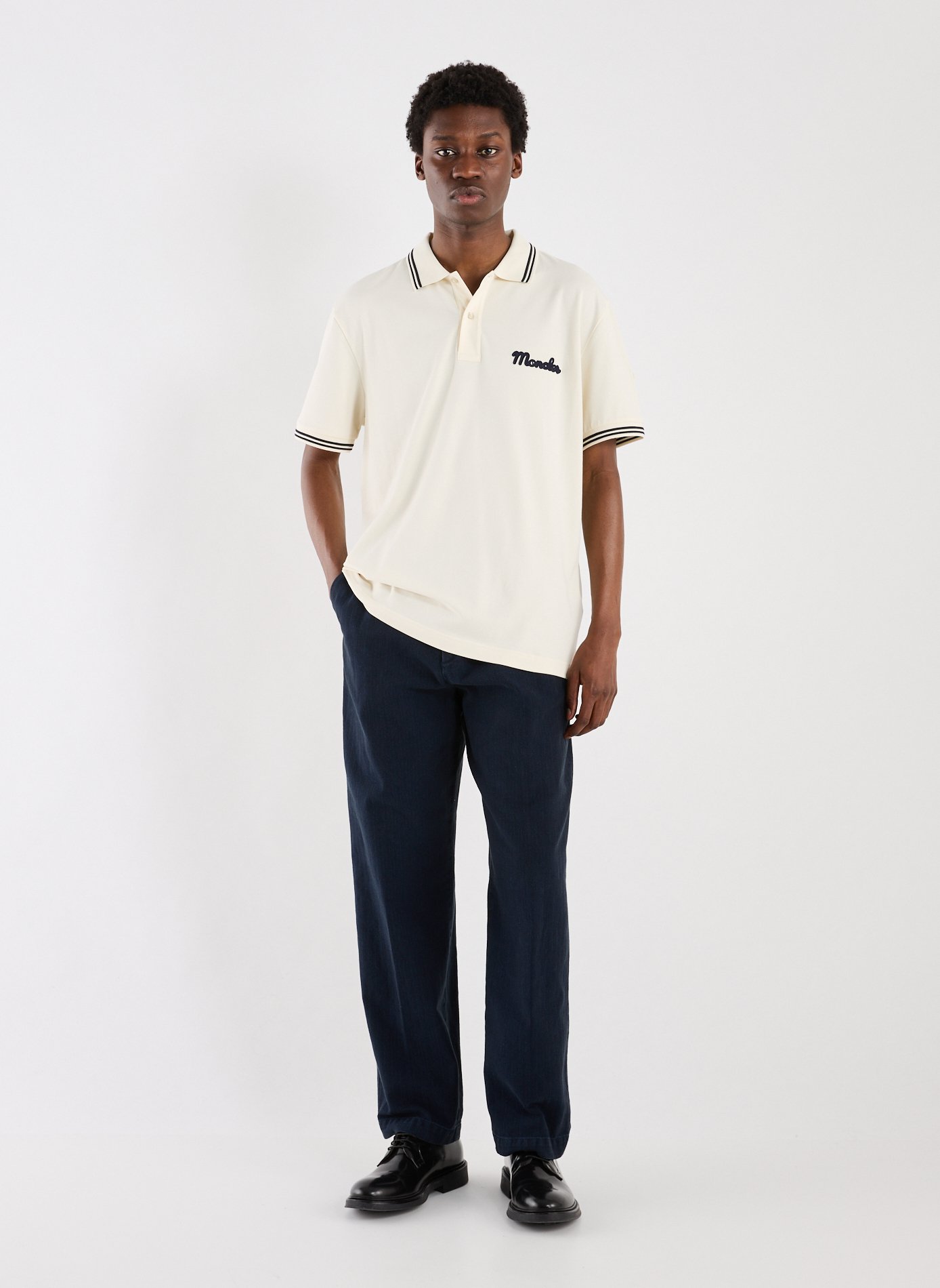  Cotton polo shirt  MONCLER White