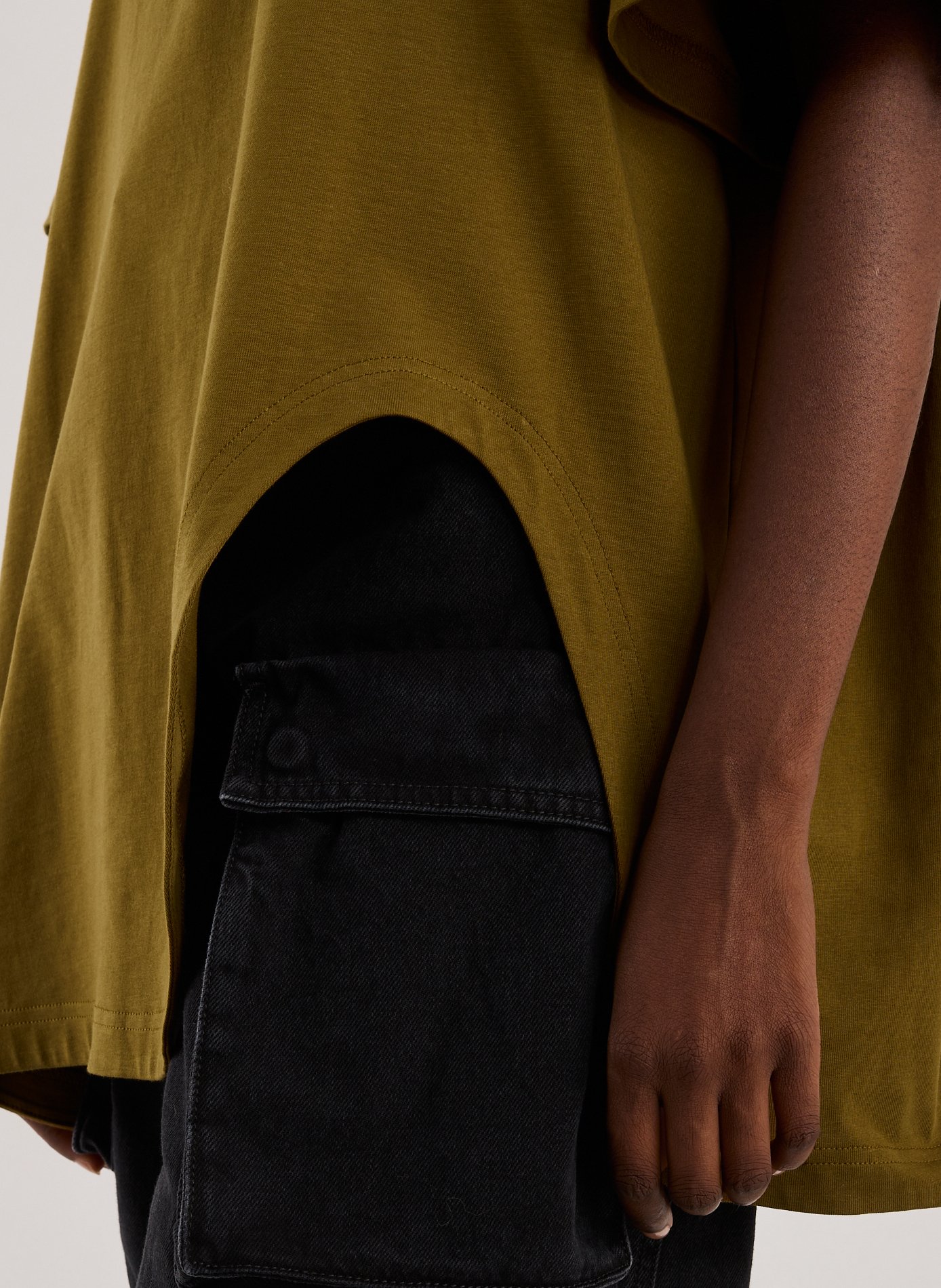 Classic Cotton T-Shirt THE ATTICO Green