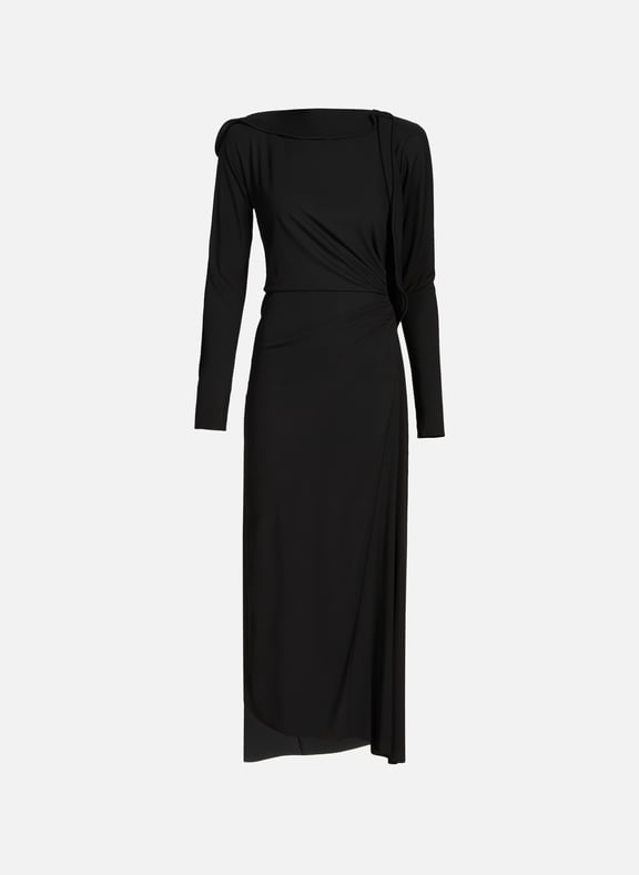 Draped maxi dress Black by VICTORIA BECKHAM VICTORIA BECKHAM Draped maxi dress Black