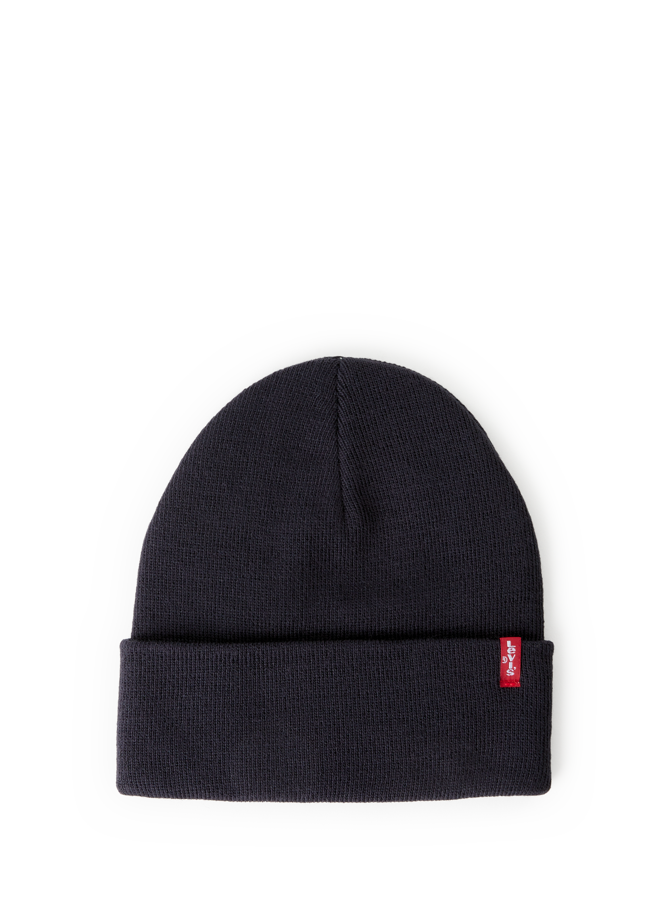 LEVIS ACCESSOIRES Beanie hat with turned up brim Blue