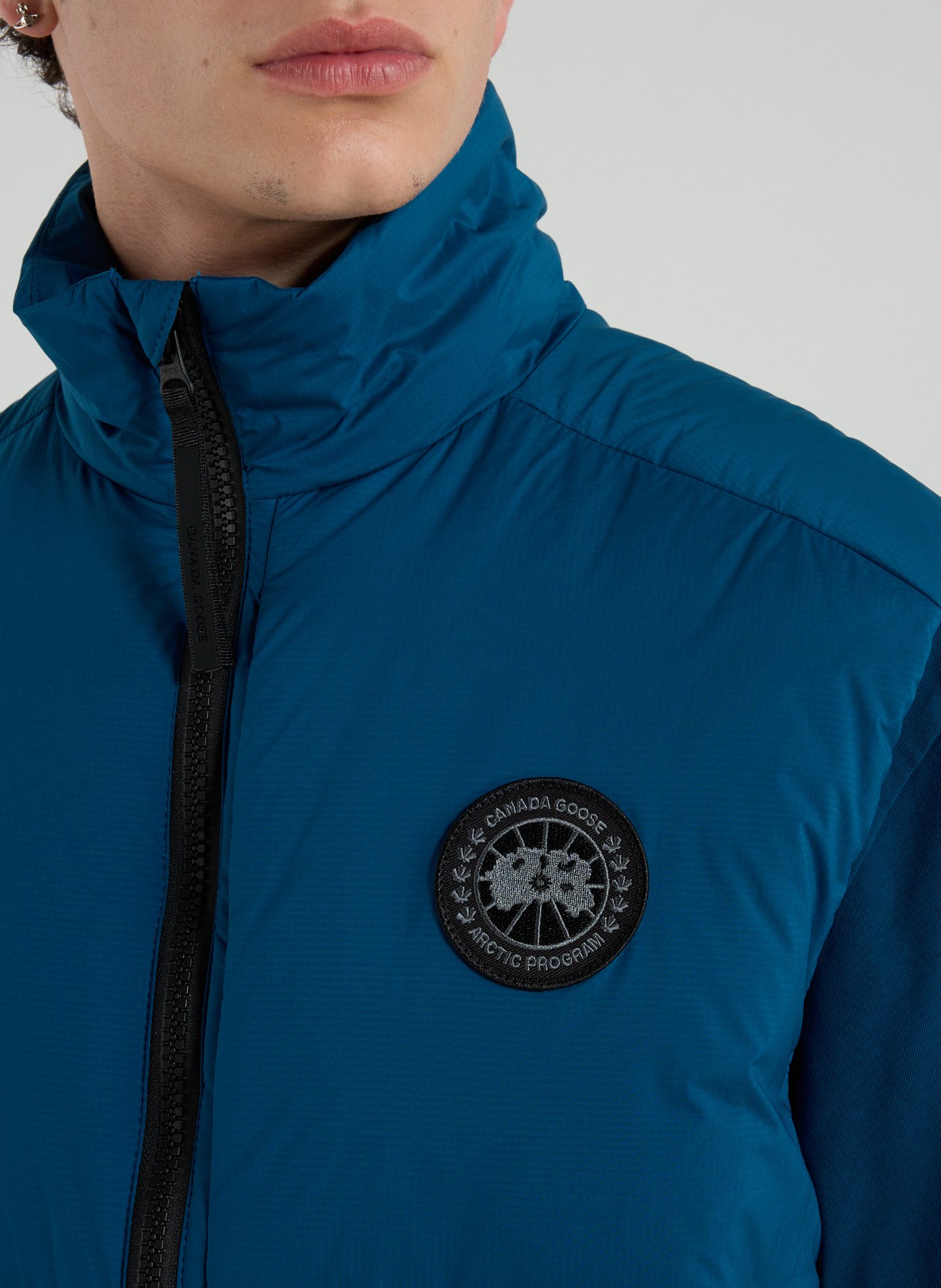 Sleeveless high neck vest CANADA GOOSE Blue