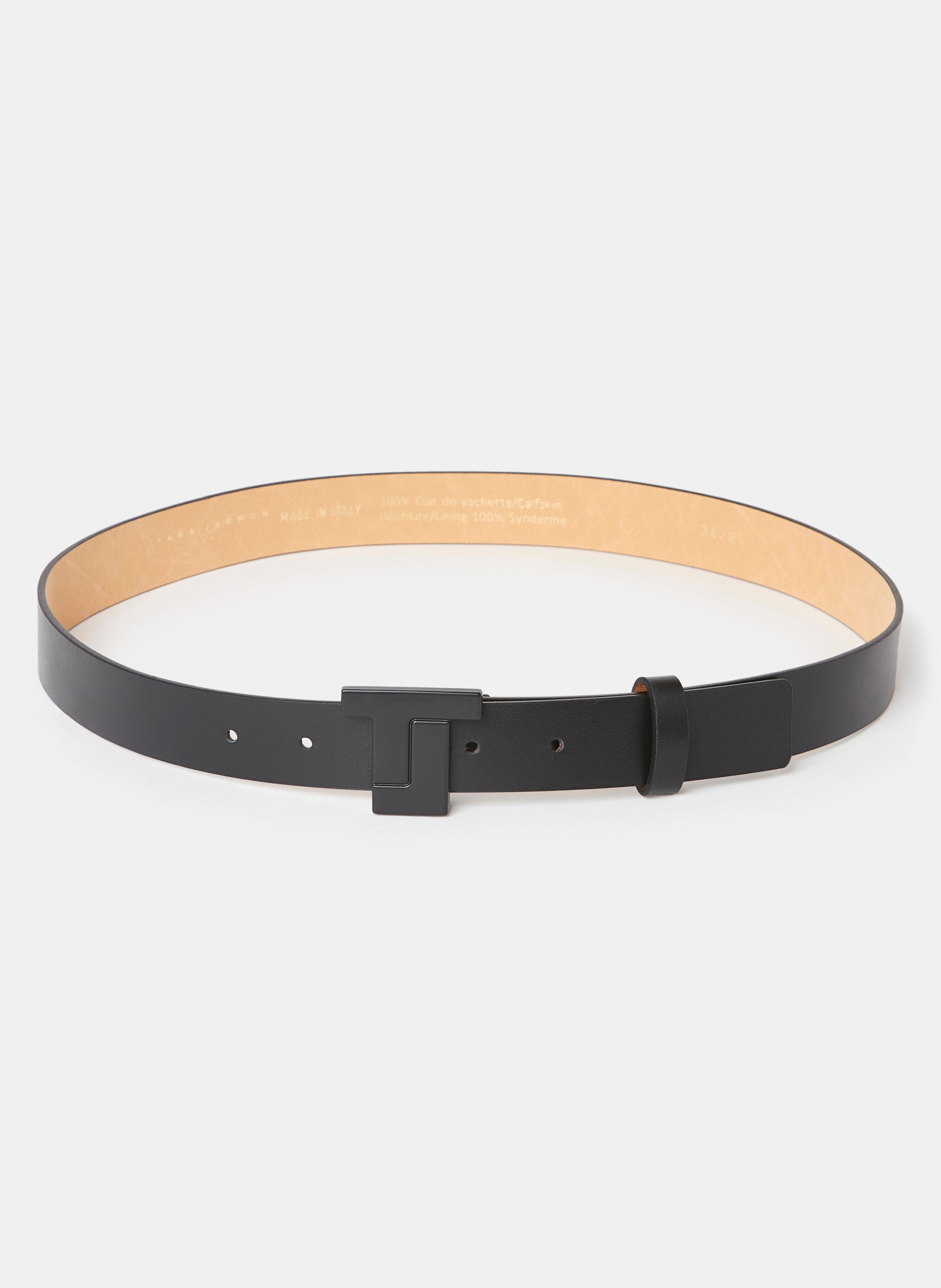 TARA JARMON Ceinture 8 bis belt chocolat Noir