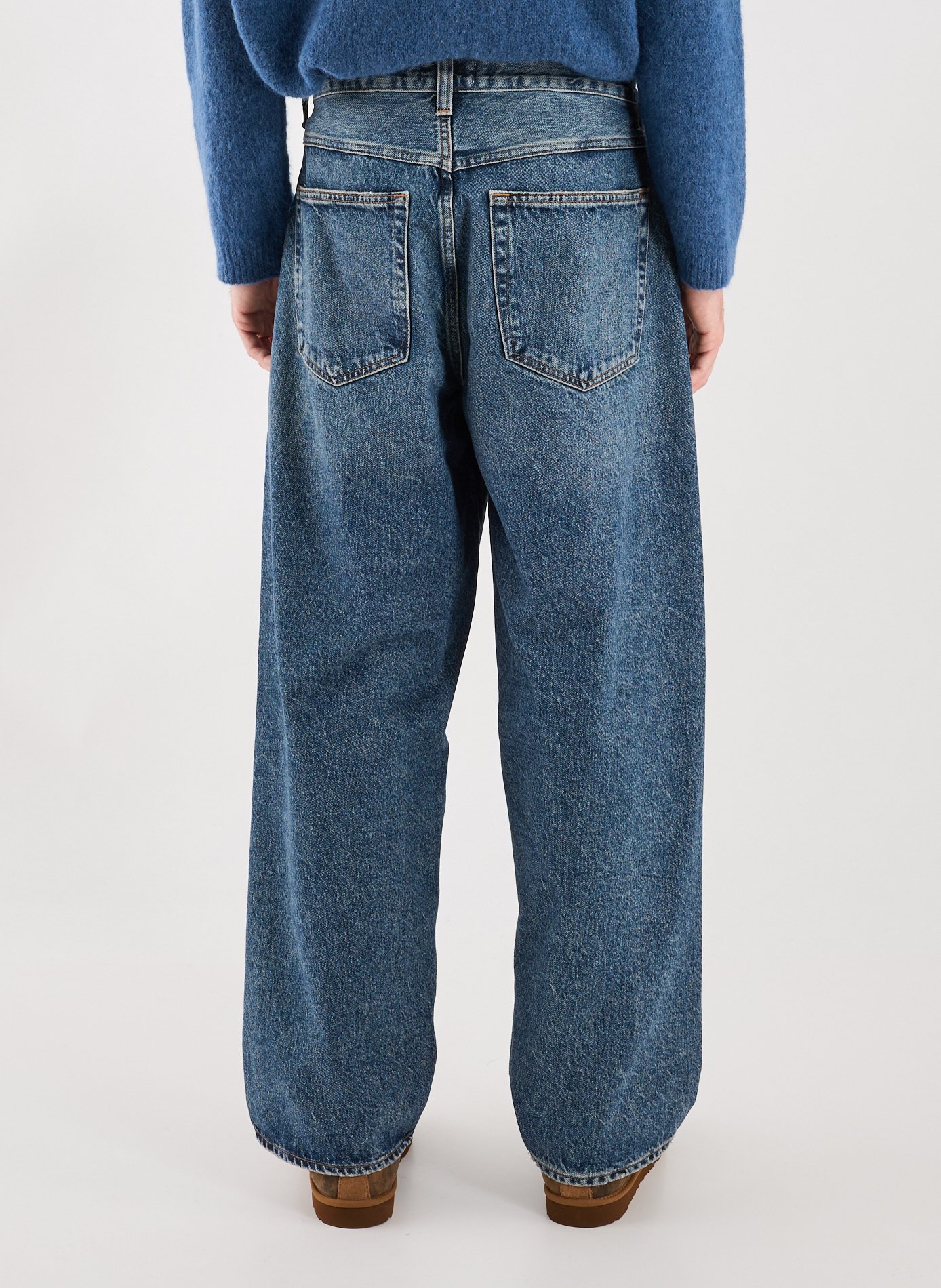 Jean ample en coton AGOLDE Bleu