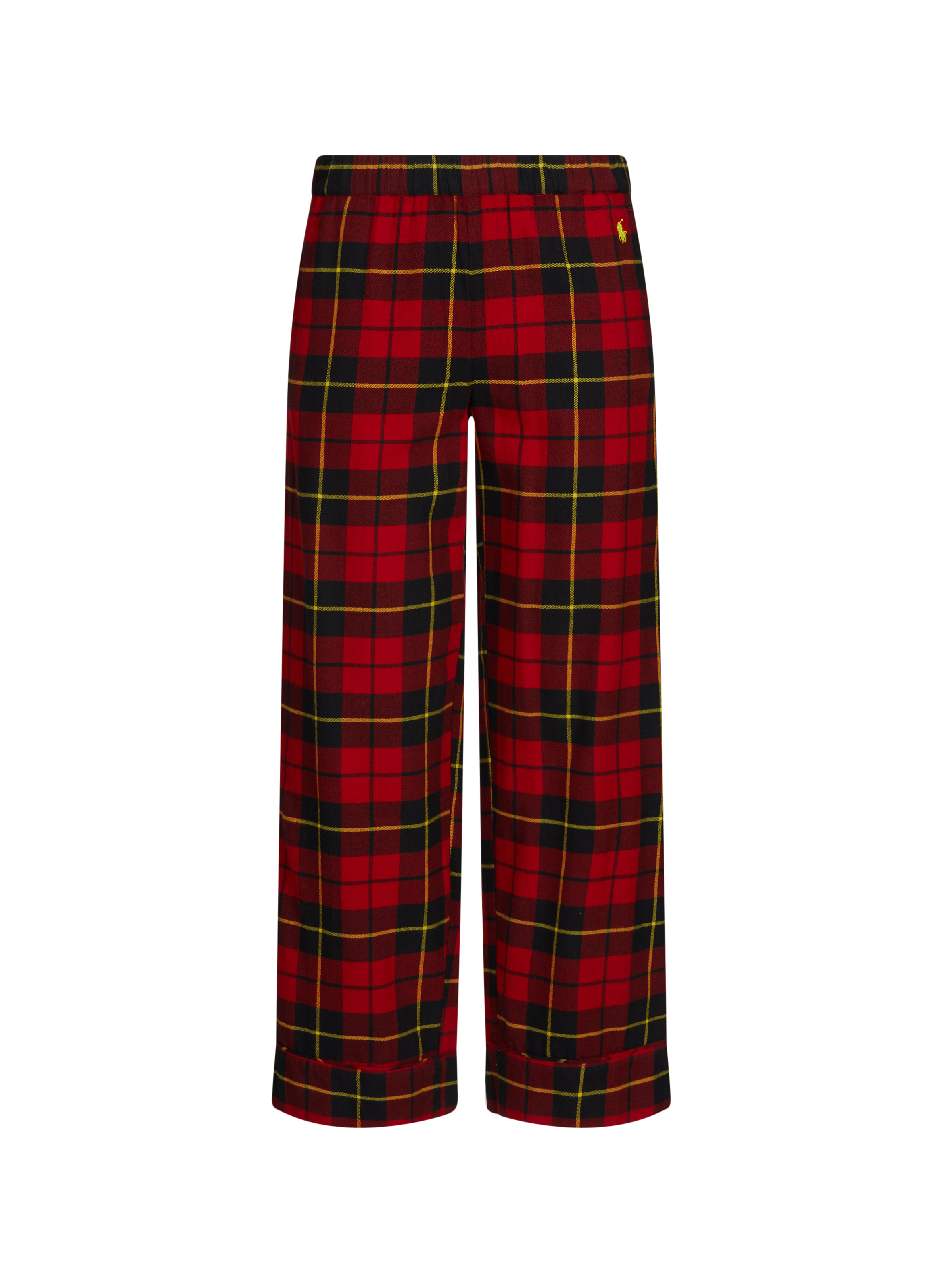Ensemble pyjama tartan en flanelle de coton POLO RALPH LAUREN Rouge