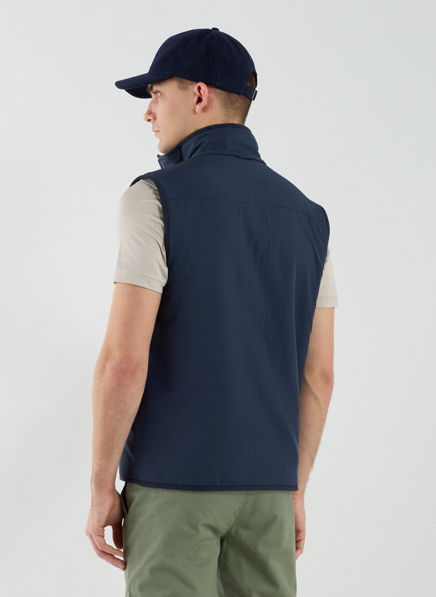 Reversible sherpa sleeveless jacket T-KIT. AIGLE Blue