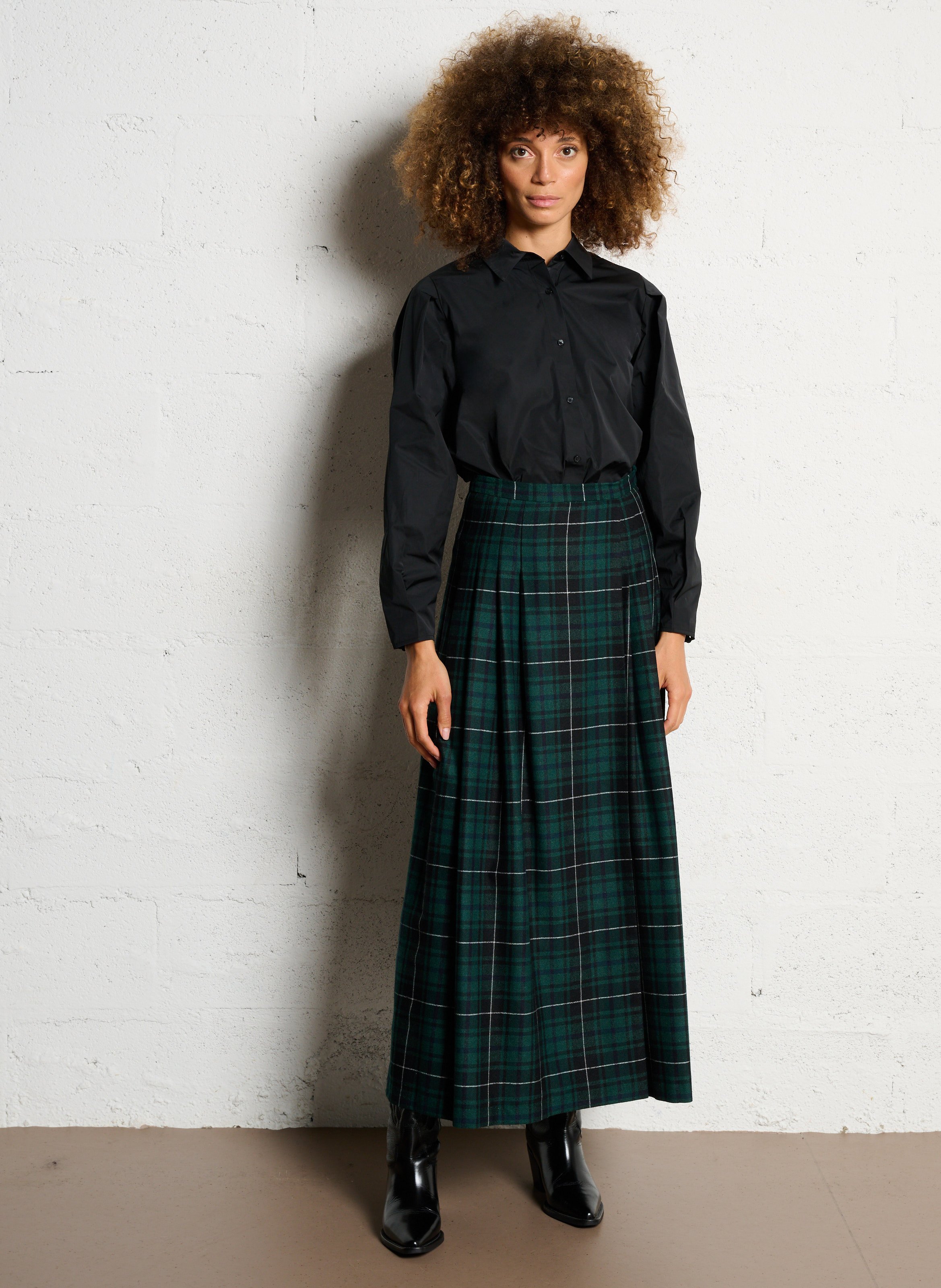 Body chemise boutonné uni IKKS Noir