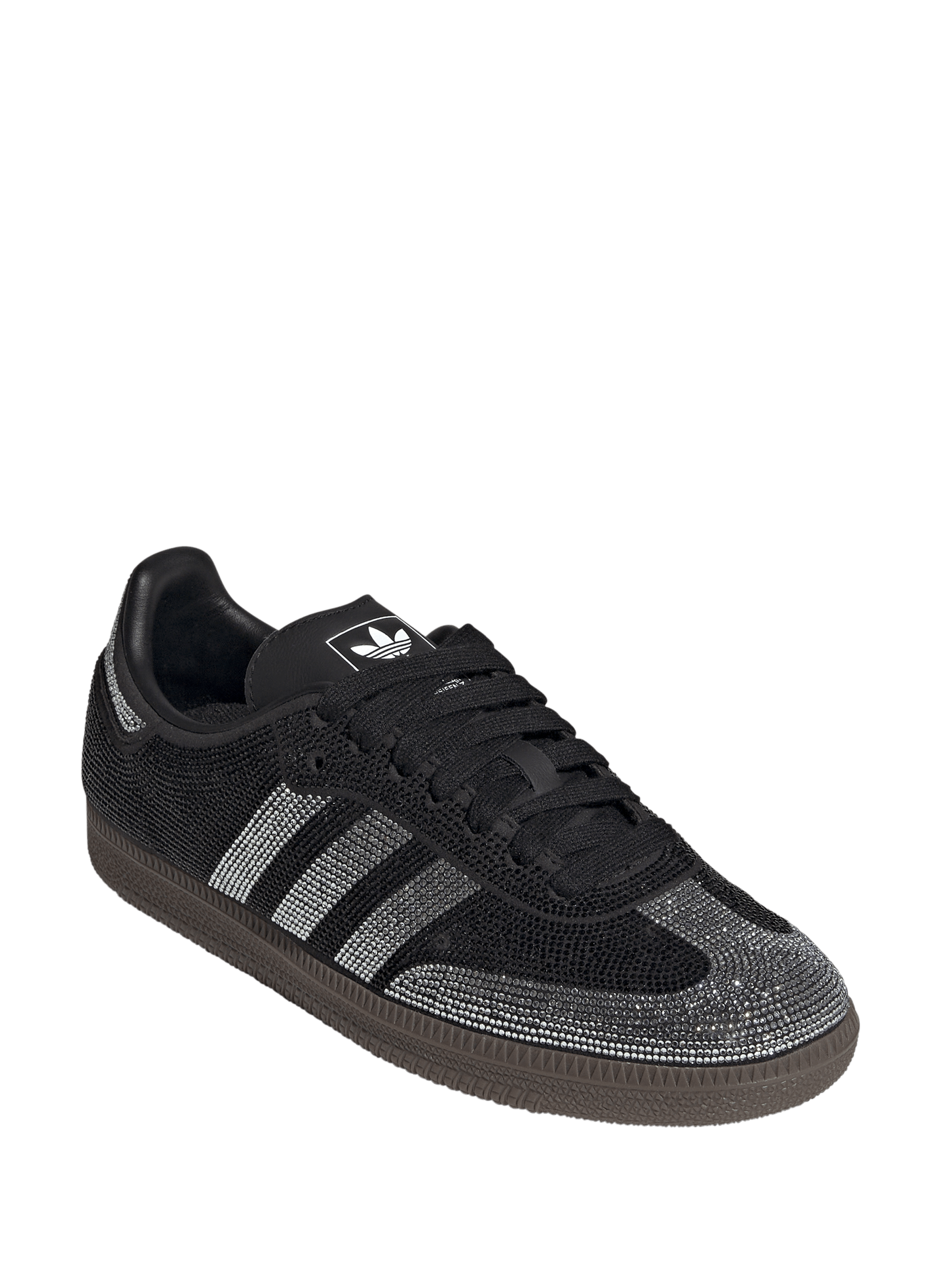 Strass lace-up sneakers ADIDAS Black