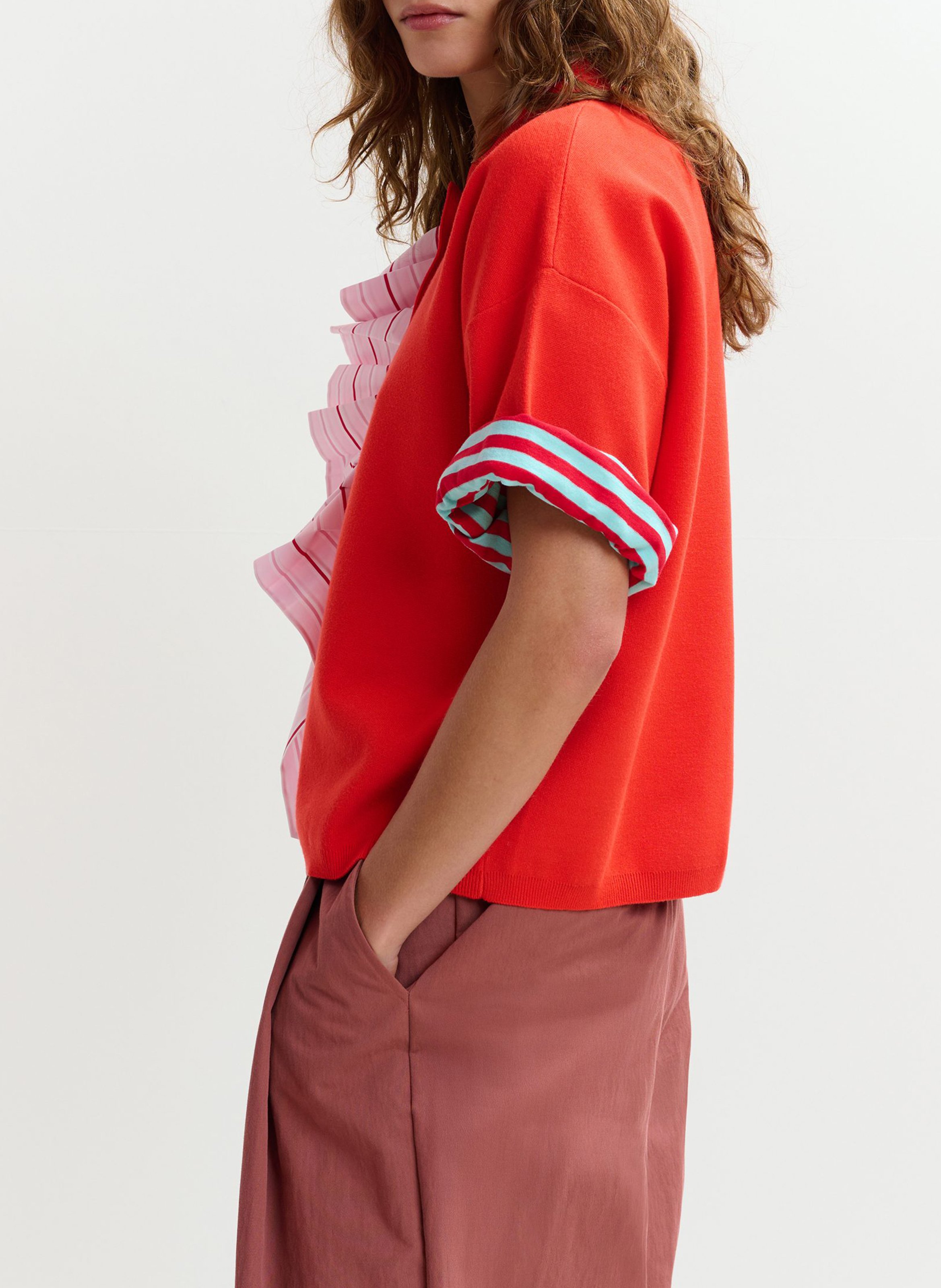 Polo manches courtes Jumble ESSENTIEL ANTWERP Orange