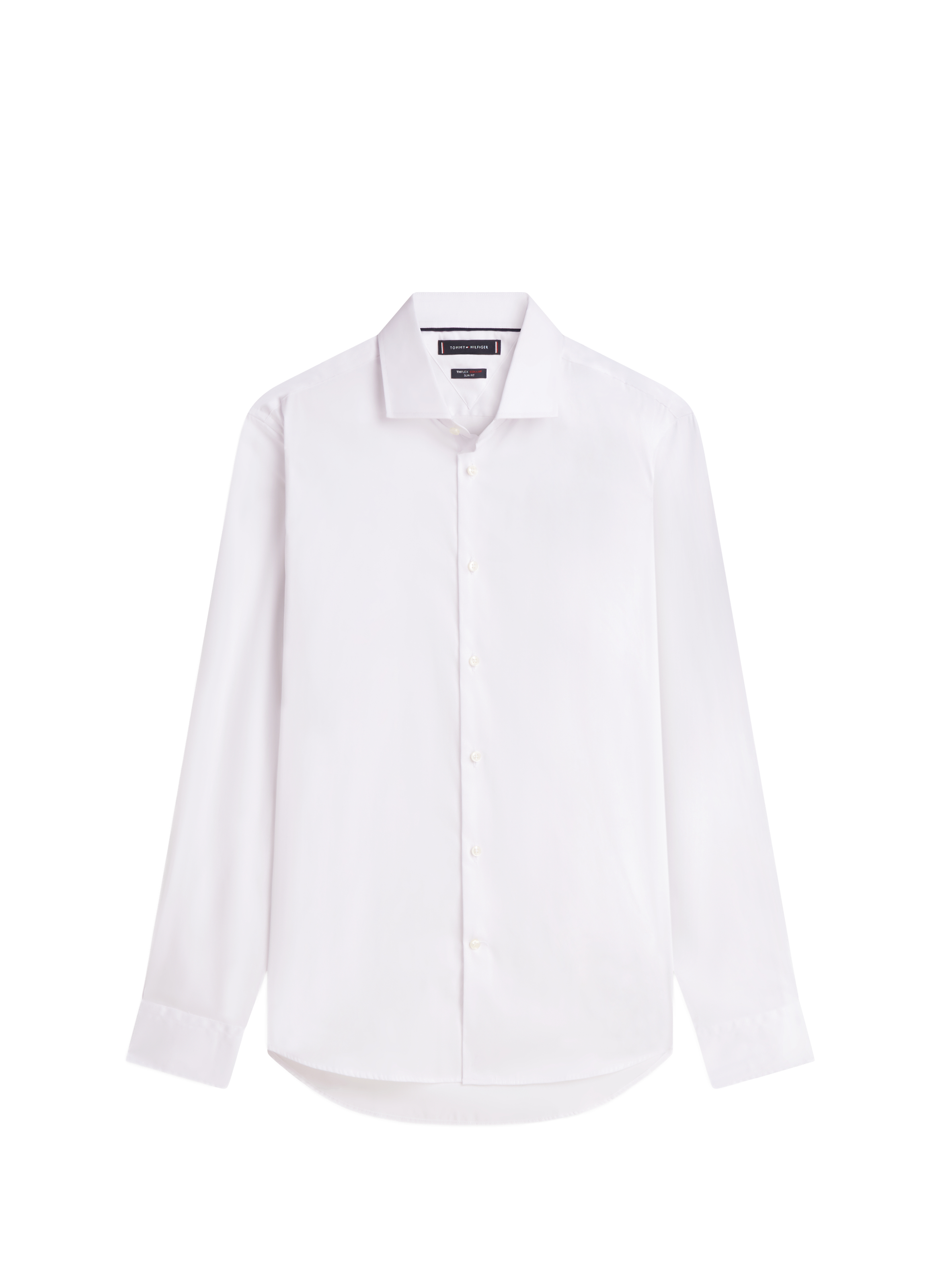 Straight cotton blend Shirt TOMMY HILFIGER White