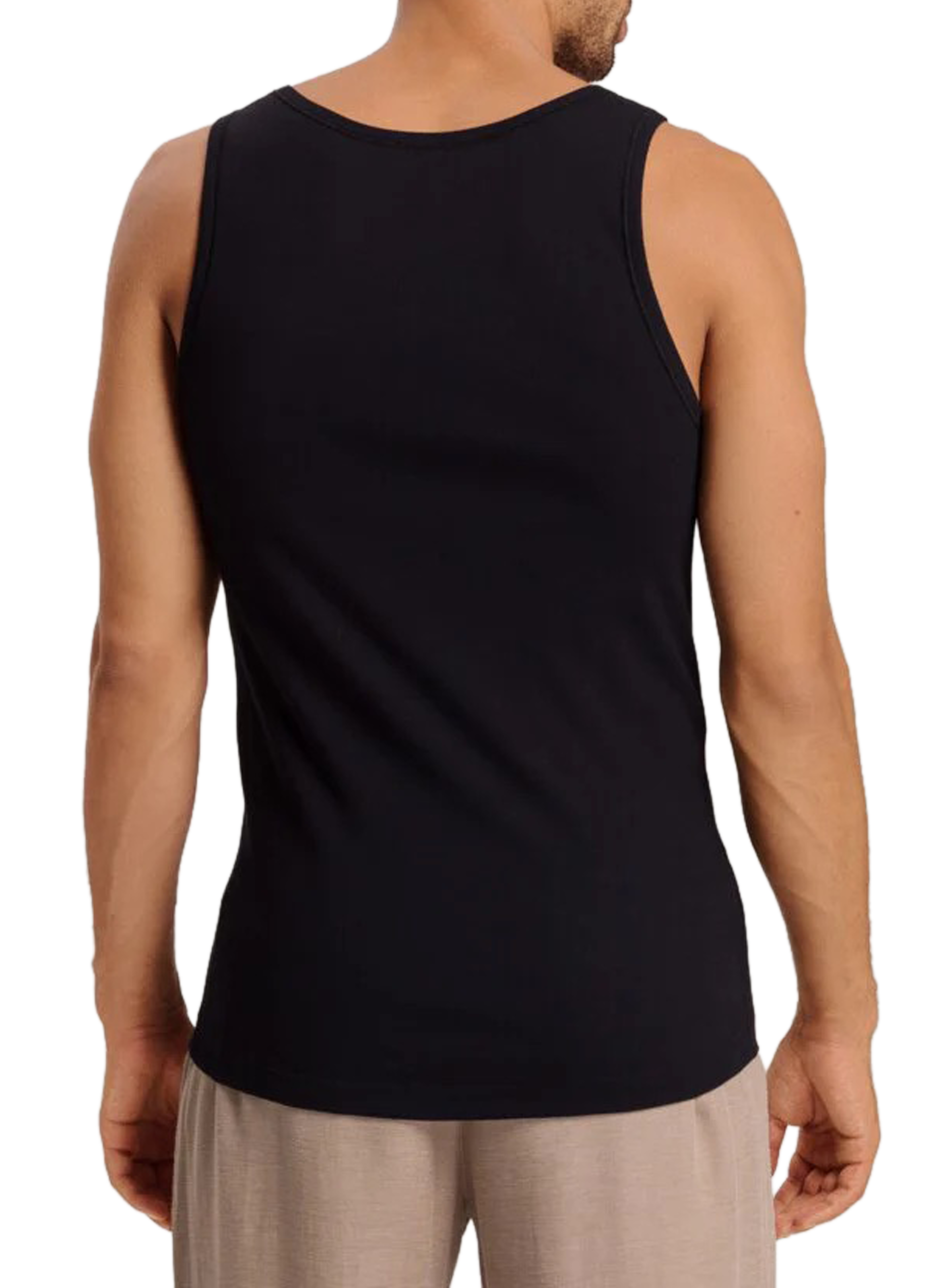 Cotton Tank Top HANRO Black