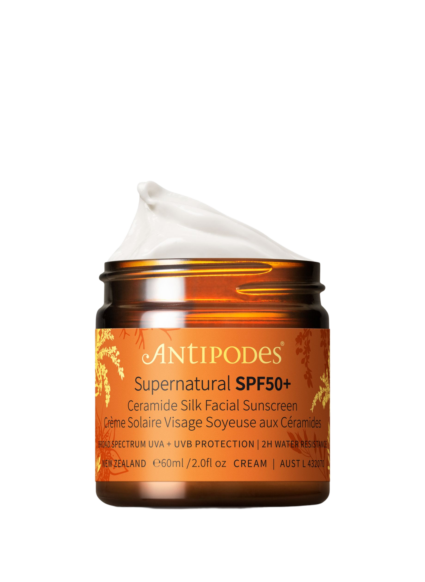 Antipodes Supernatural SPF50+ Silky Face Sunscreen with Ceramides ANTIPODES No color