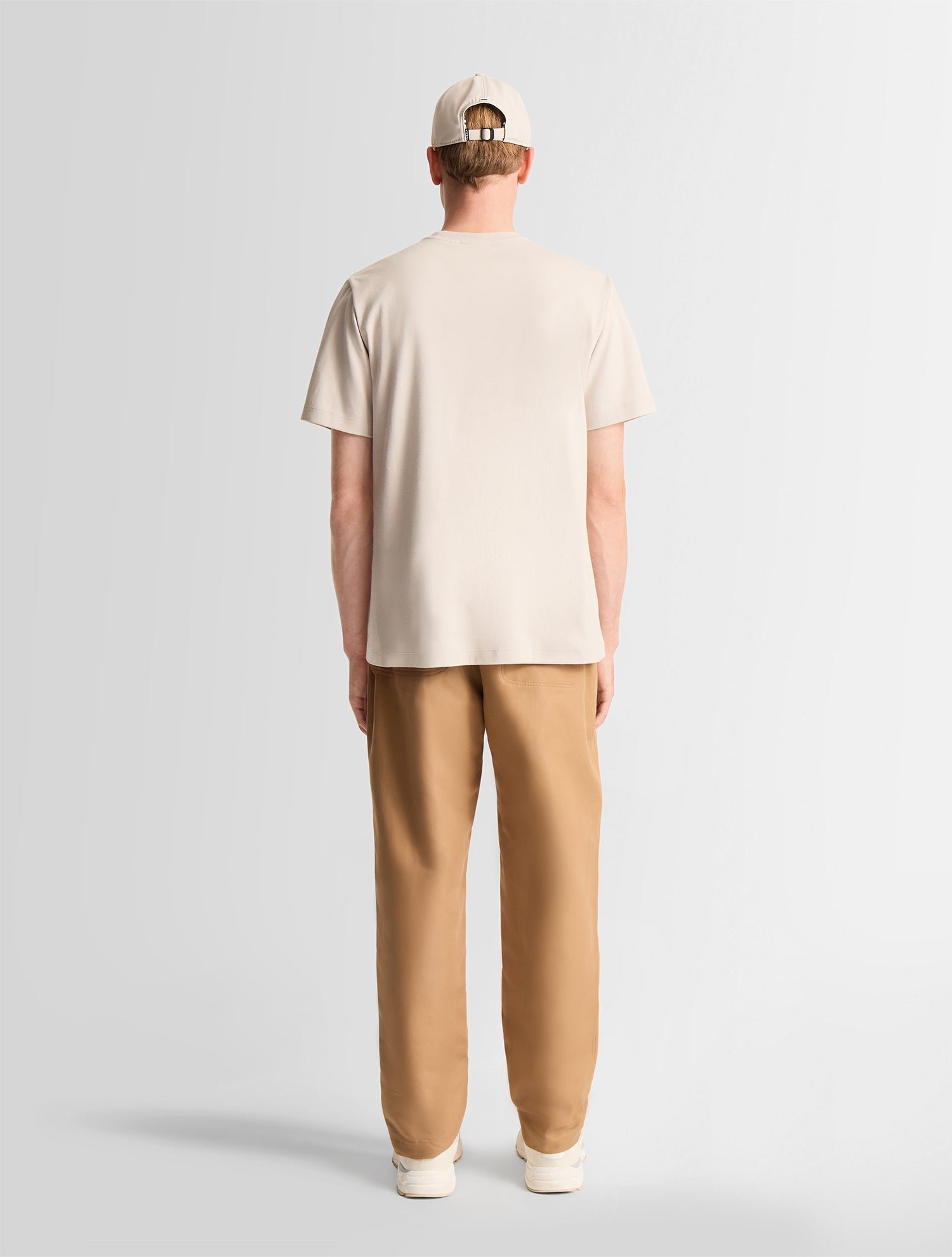 T-shirt manches courtes tylerr col rond coupe regular FUSALP Blanc