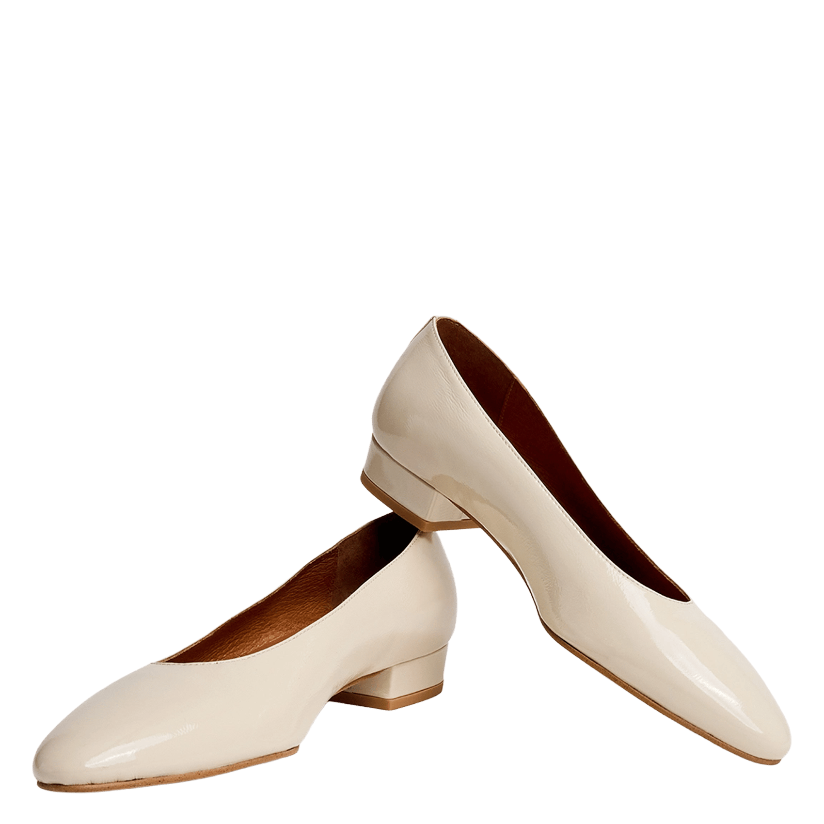Ballerines en cuir dua JONAK Blanc