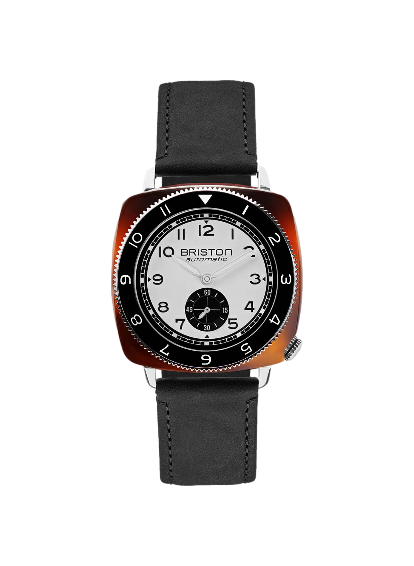 Montre Clubmaster Legend en cuir BRISTON Blanc