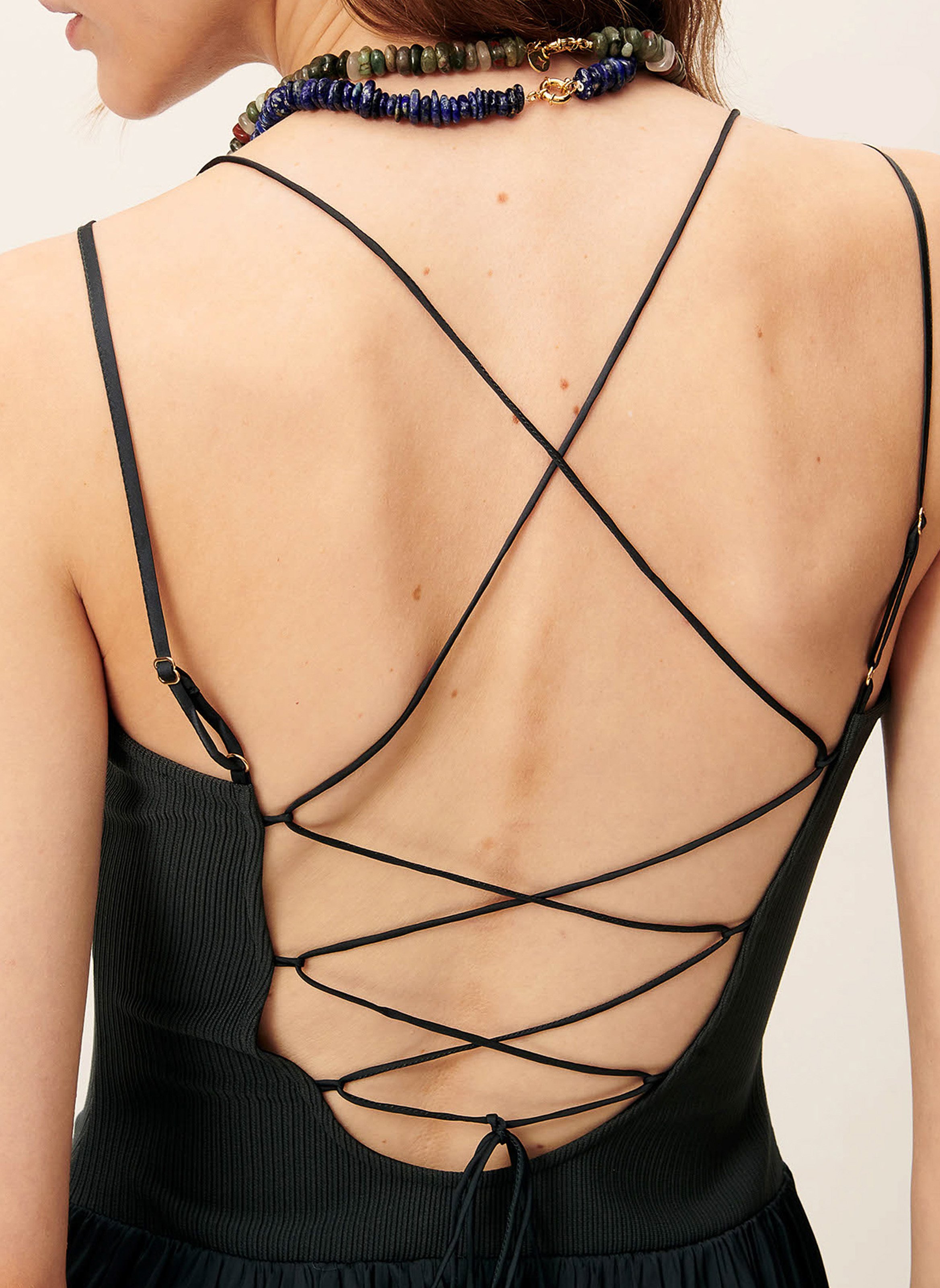 Robe longue col rond sweet mambo SESSUN Vert