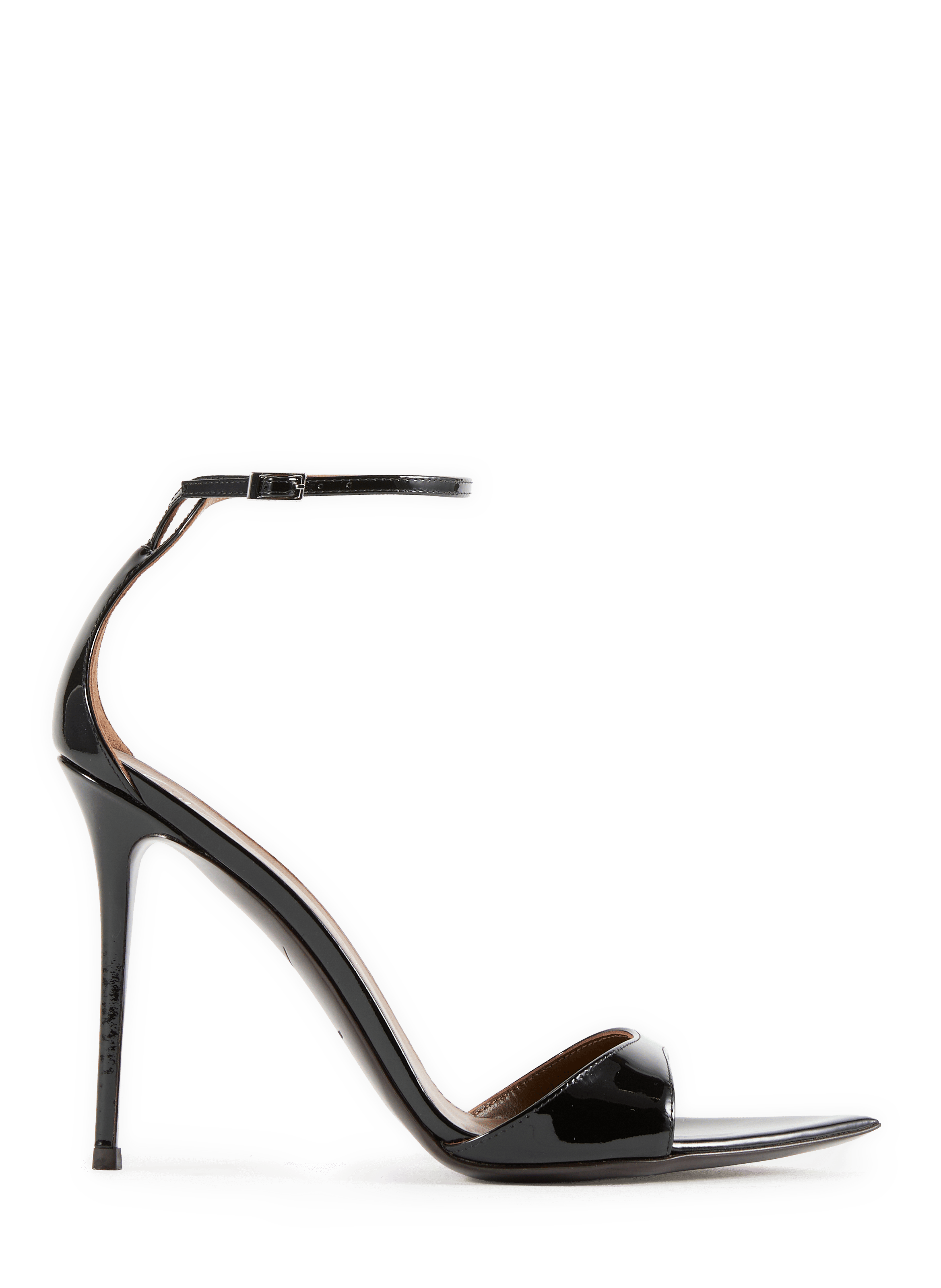 Sandales vernies à talon Intriigo Strap 105 GIUSEPPE ZANOTTI Noir