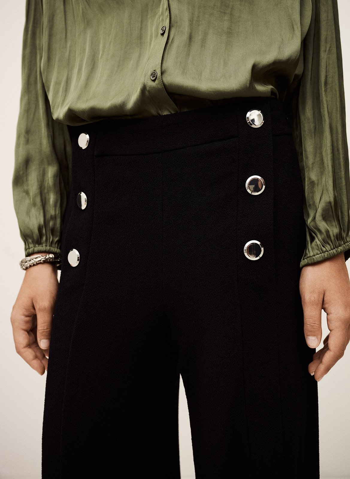 Pantalon large falcon BA&SH Bleu