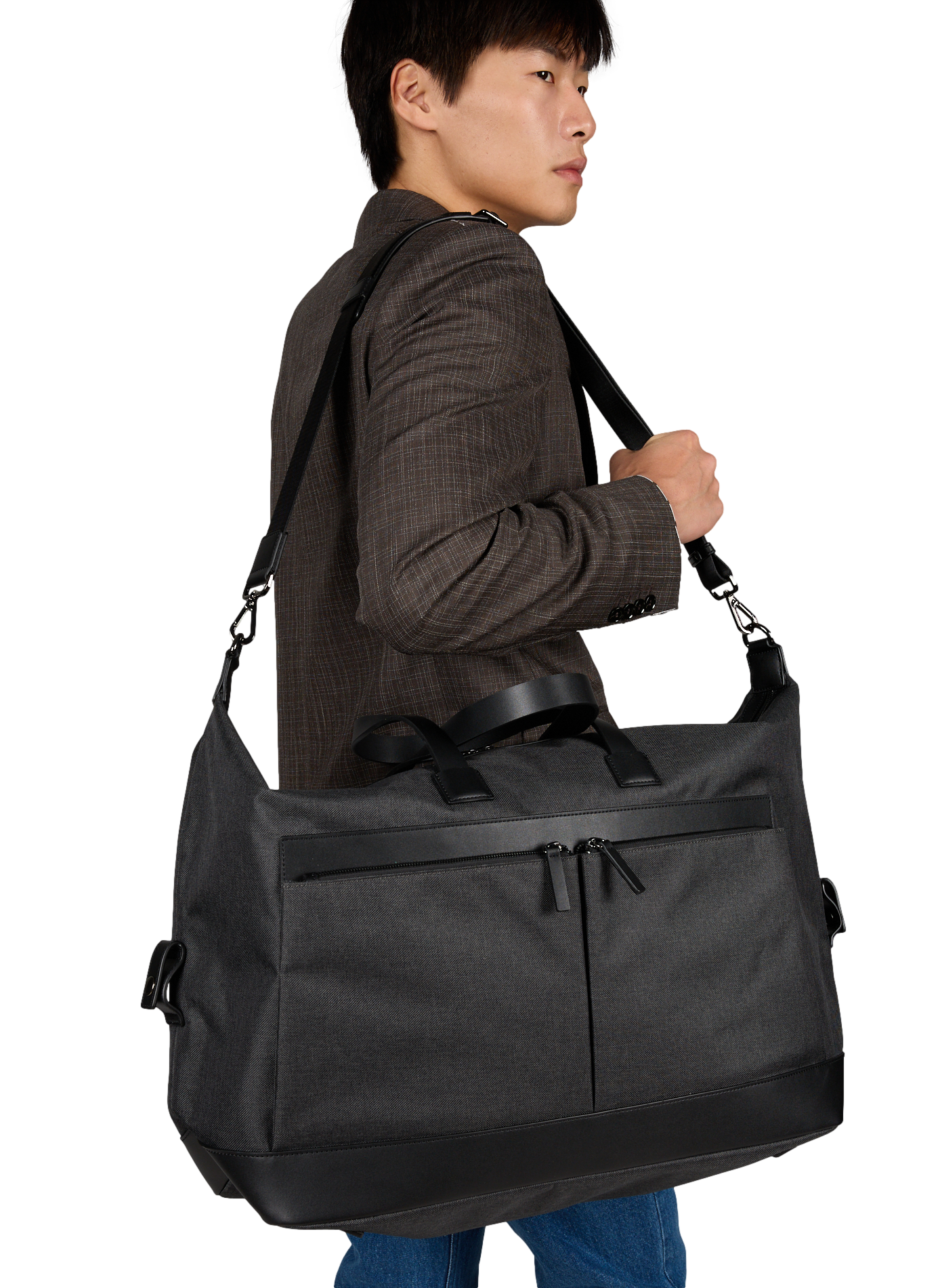 Denim travel bag SAISON 1865 Grey