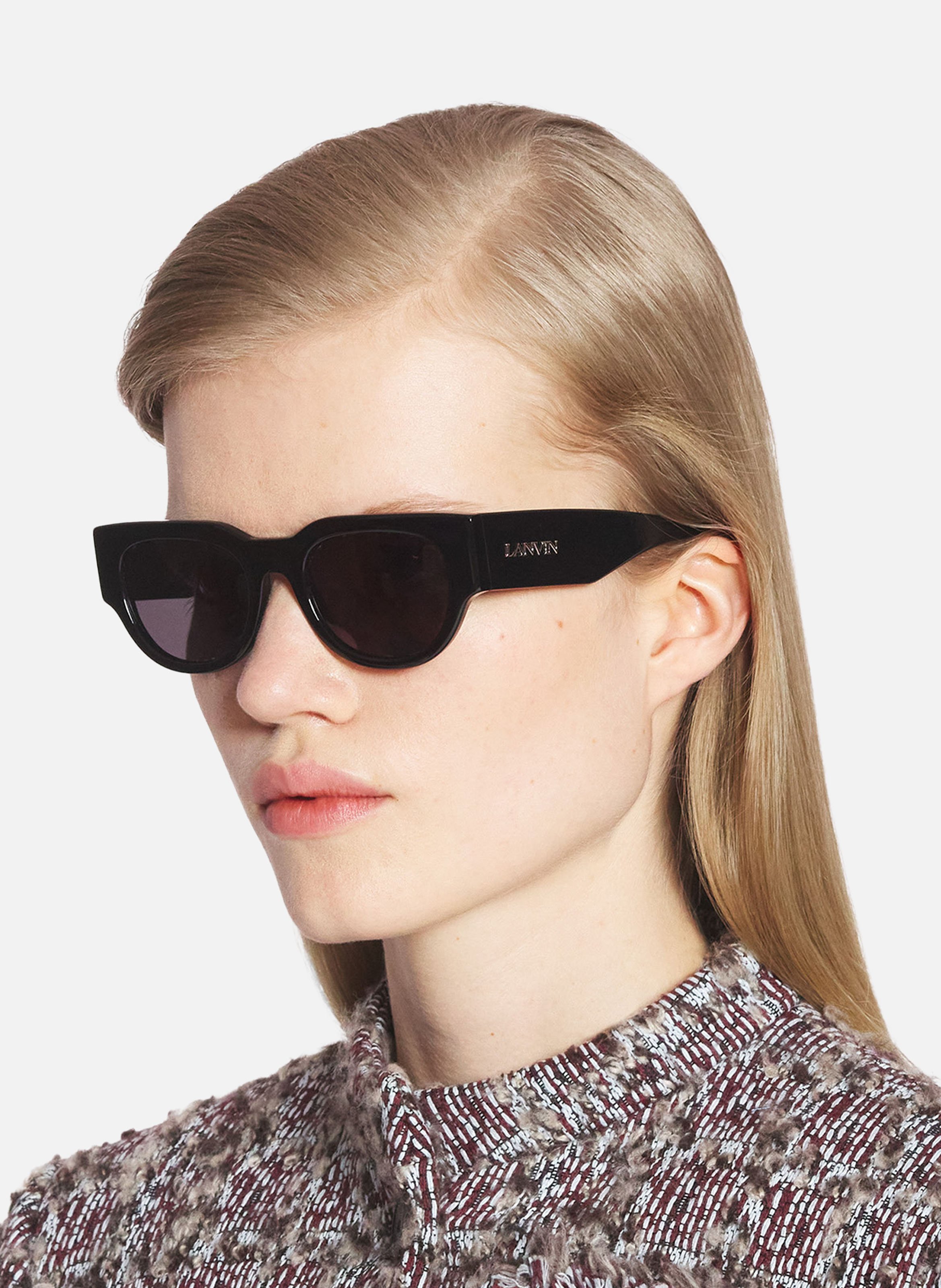 Lunettes de soleil lanvin signature LANVIN Noir
