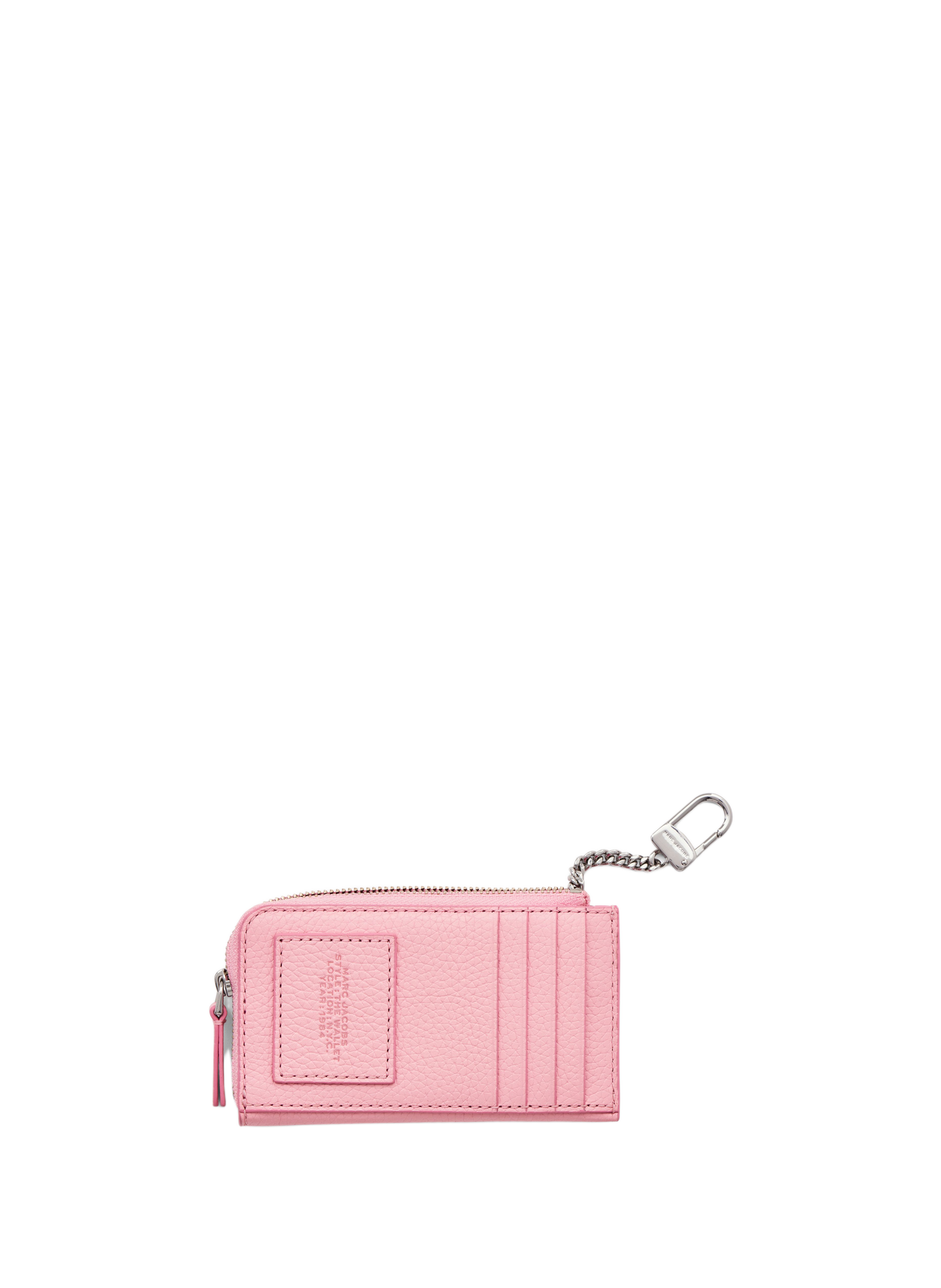 Porte-monnaie The Leather Top Zip MARC JACOBS Rose