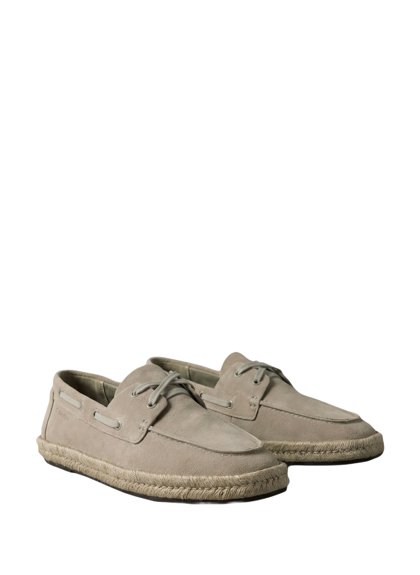 Espadrilles with woven leather soles CALVIN KLEIN Beige