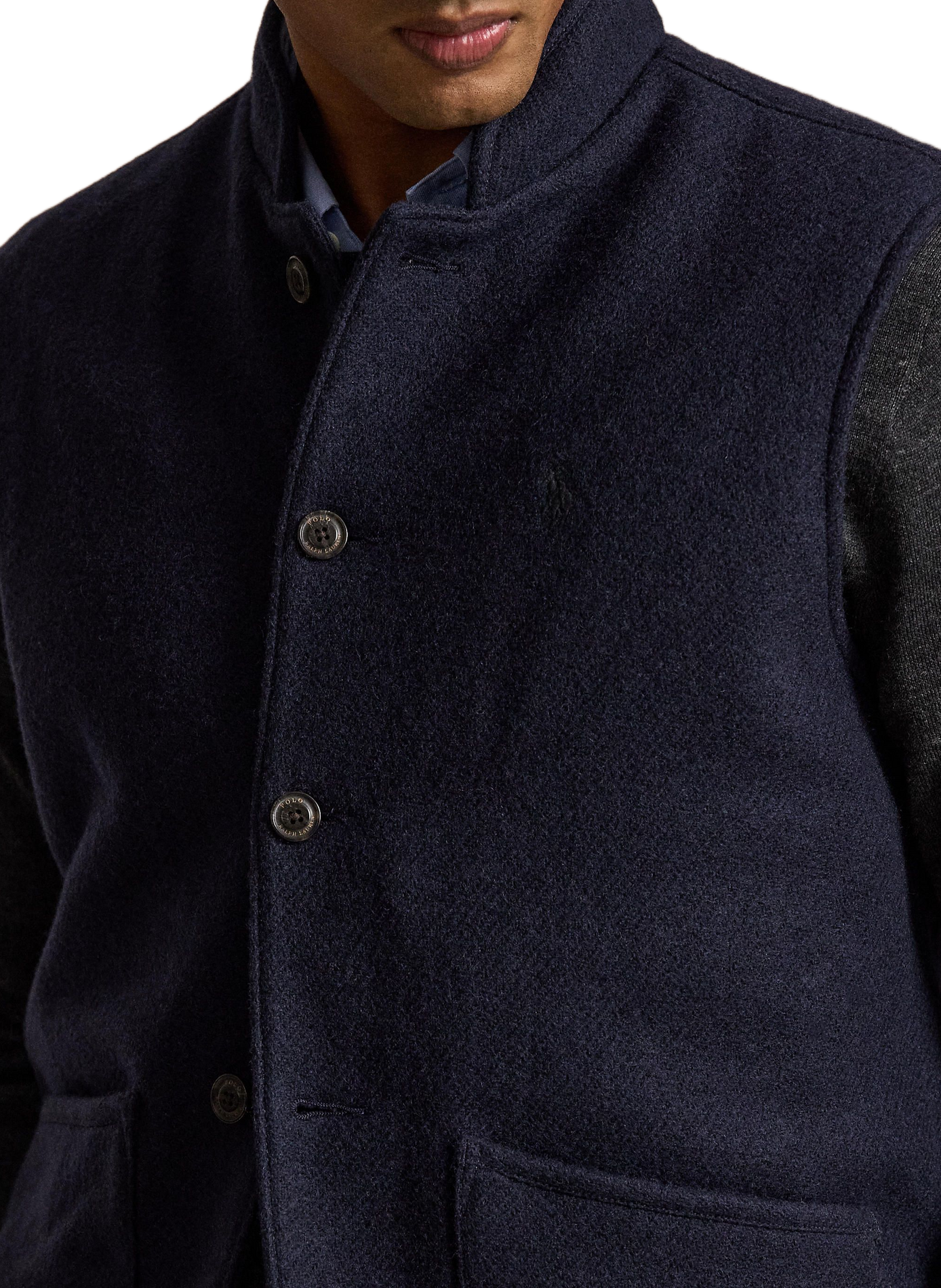 Blouson sans manches en laine  POLO RALPH LAUREN Bleu