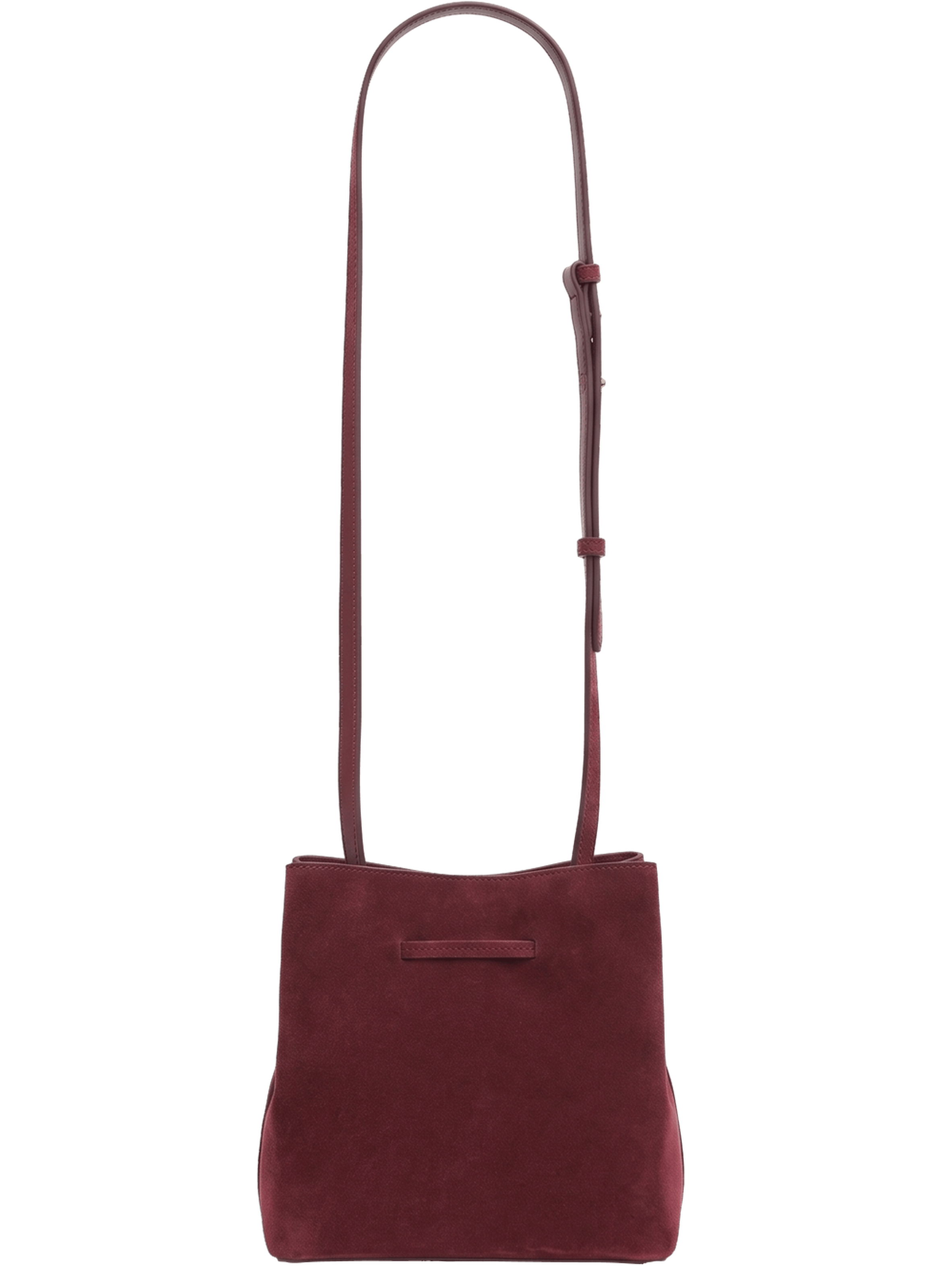 Seau en cuir velours - mini saxo two GERARD DAREL Rouge