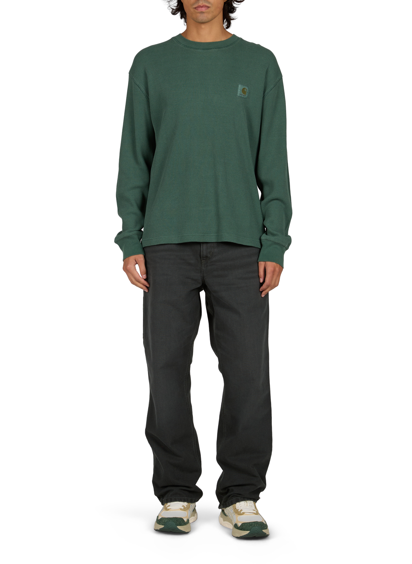 Pull ample Vista Waffle en coton CARHARTT WIP Vert