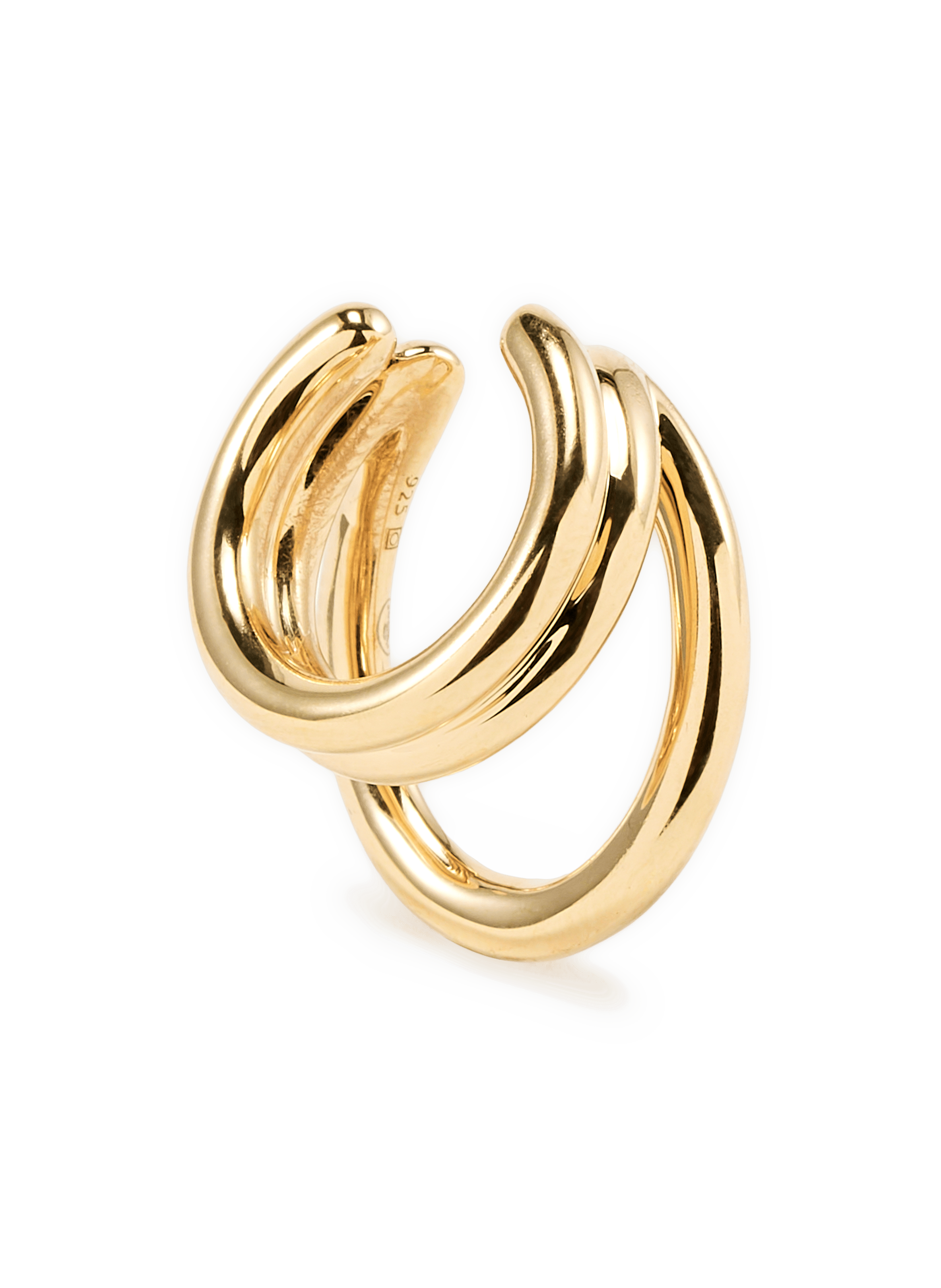 Ohrmanschette aus Silber OTIUMBERG Golden