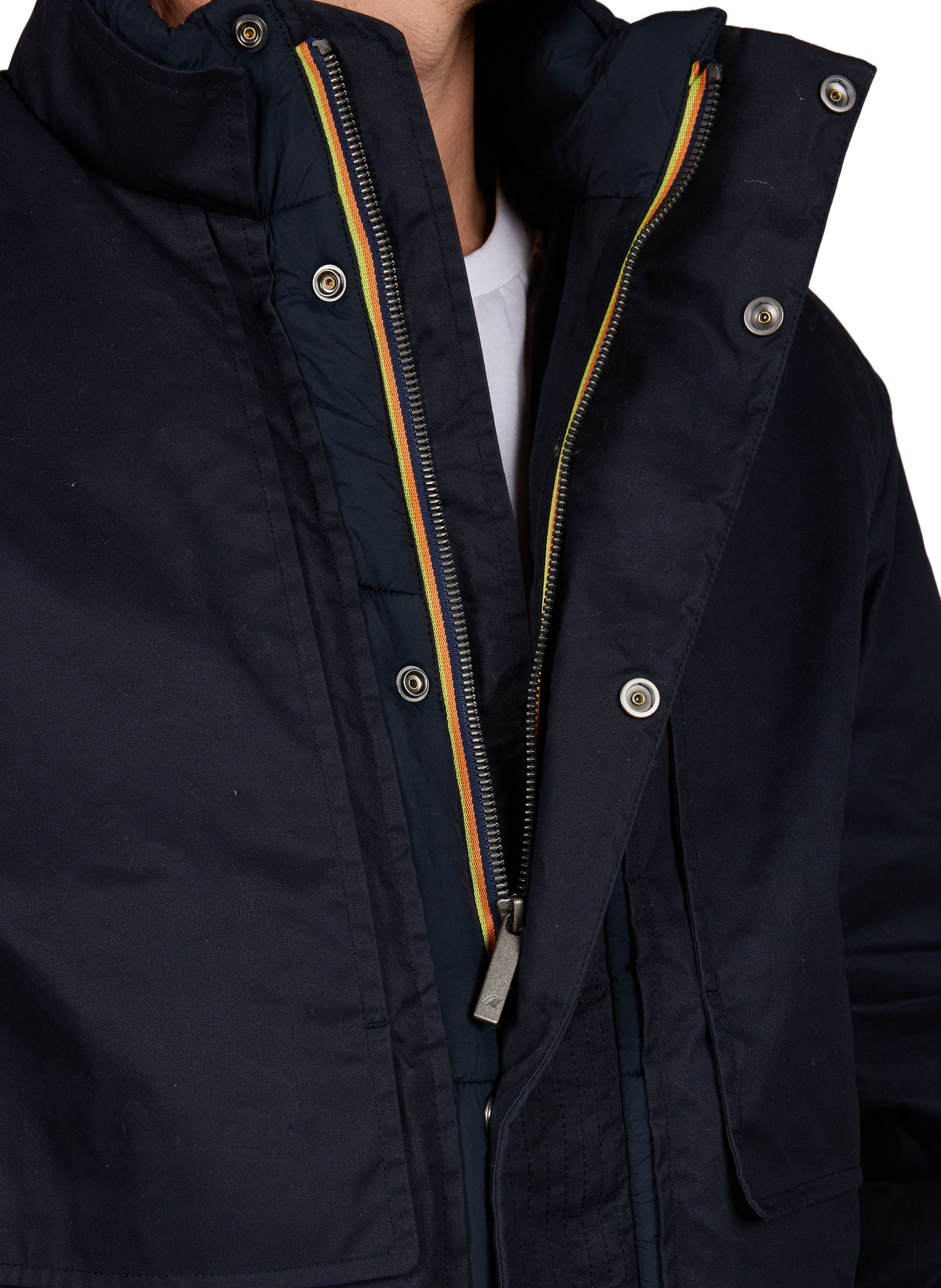 Blouson court en coton  K-WAY Bleu