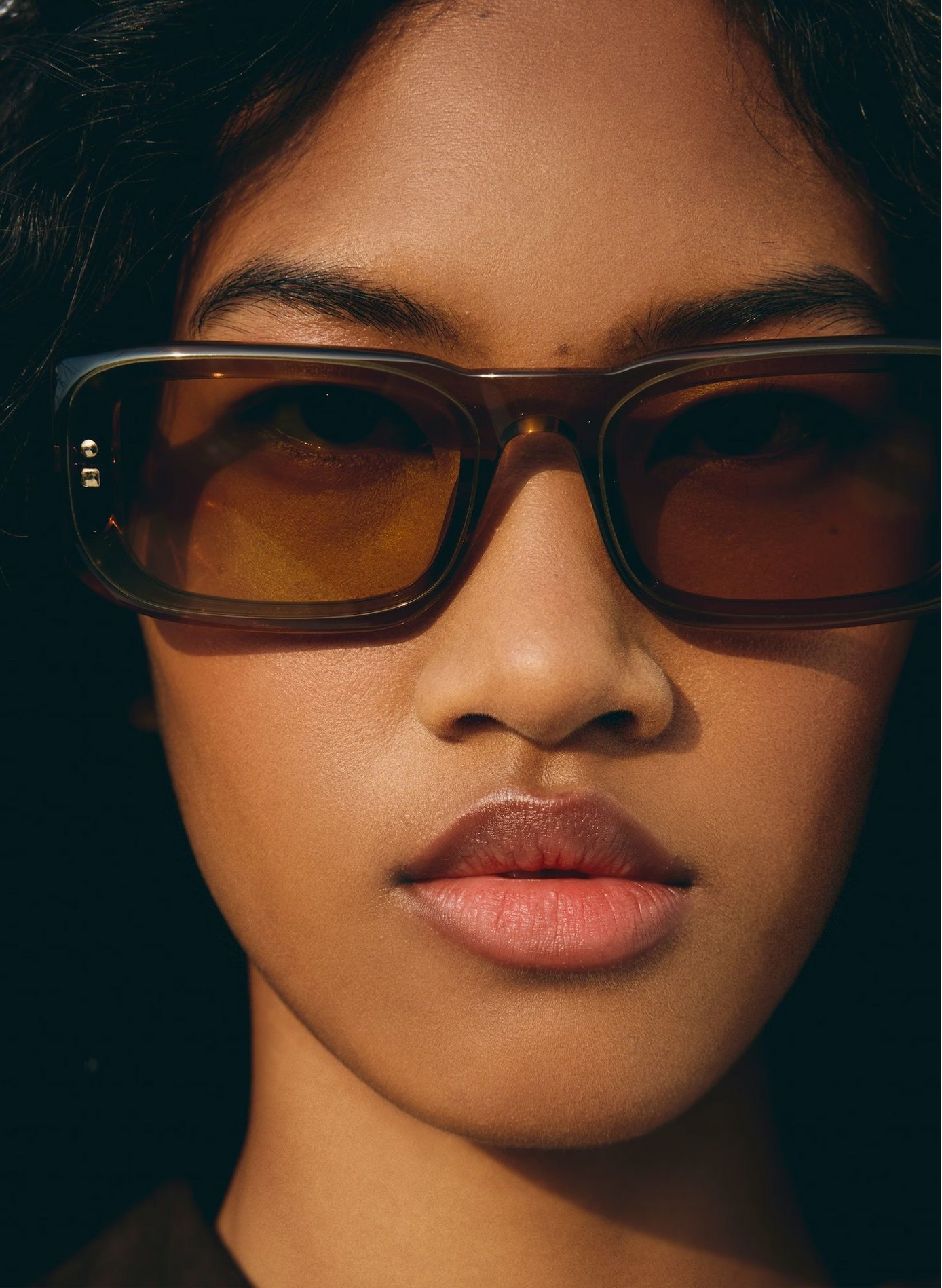 Les lunettes de soleil Pisco JACQUEMUS Braun