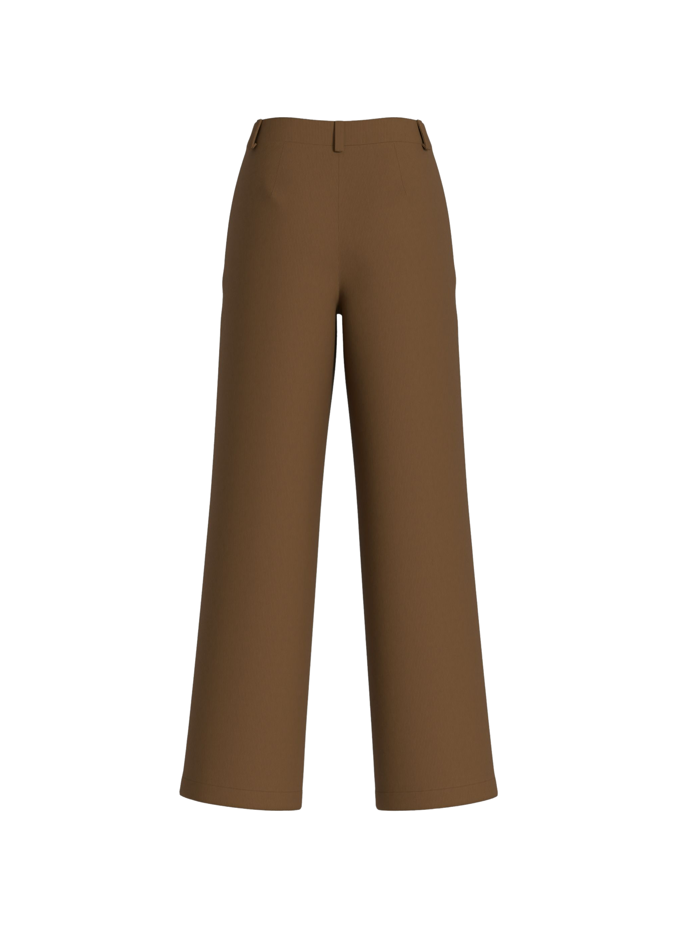 Straight corduroy trousers VILA Brown