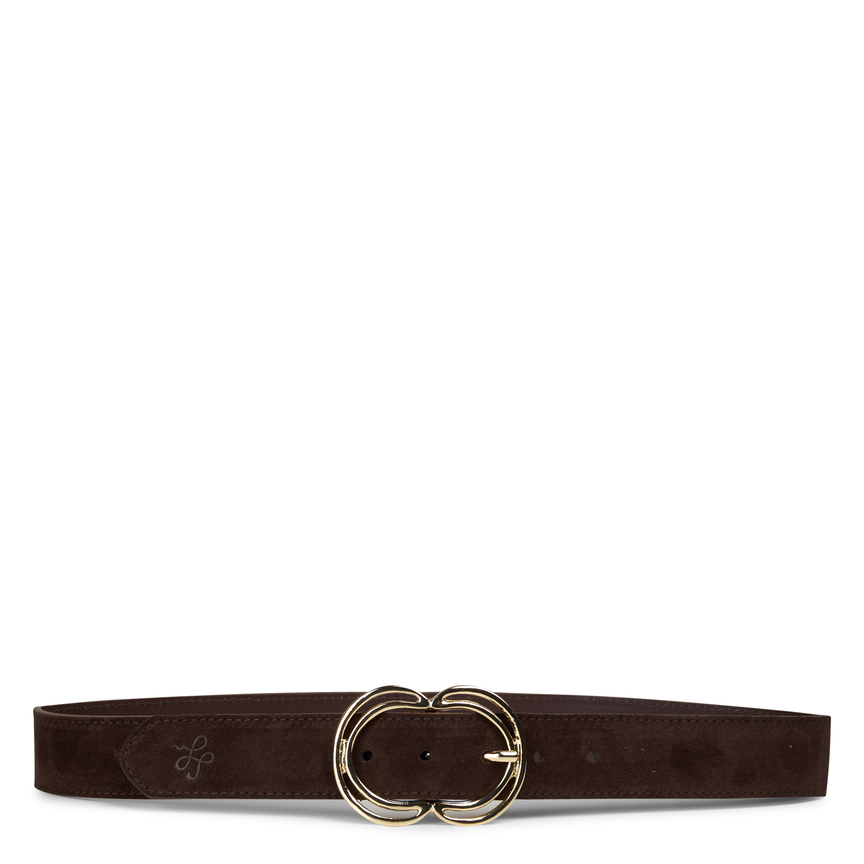 Leren riem met gesp LA FEE MARABOUTEE Bruin