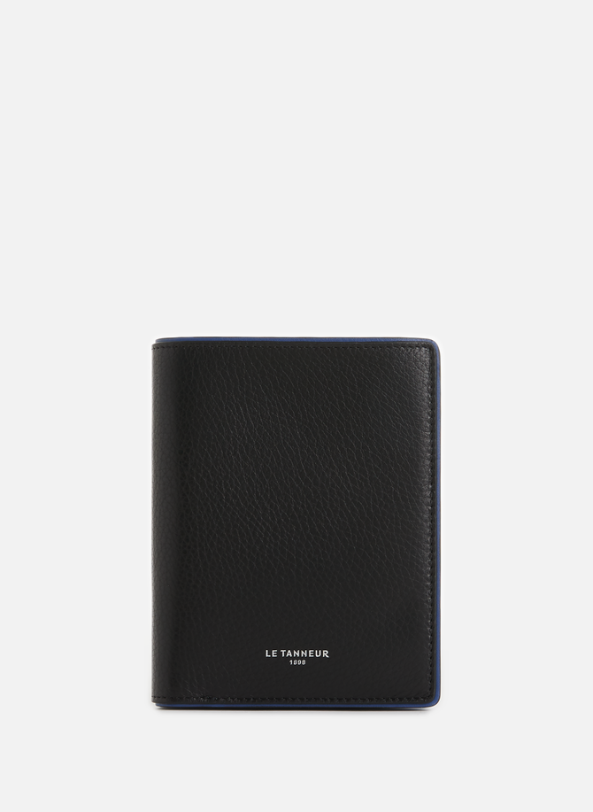 Augustin vertical leather wallet LE TANNEUR