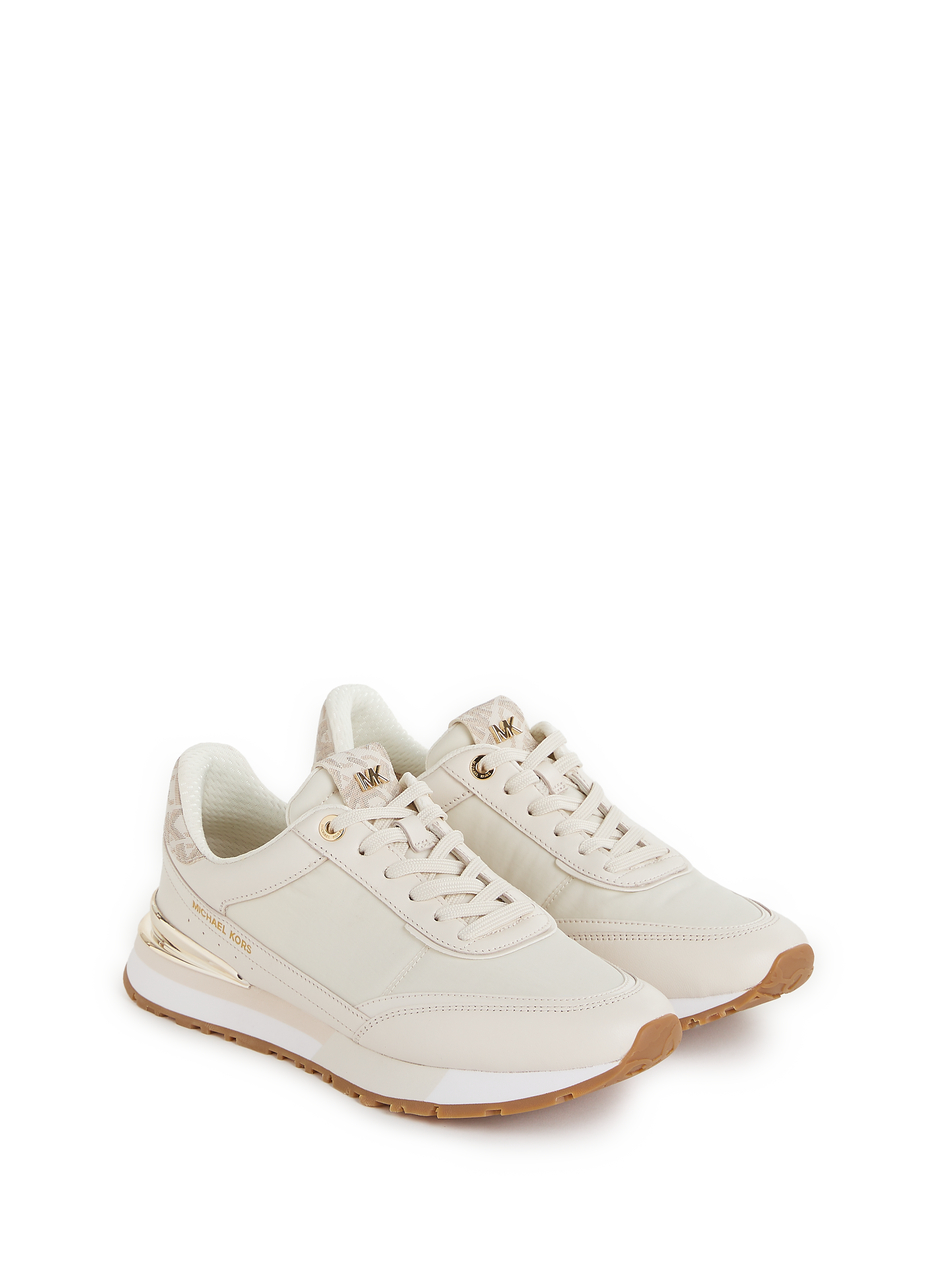 Baskets Nova Trainer en cuir MICHAEL KORS Beige