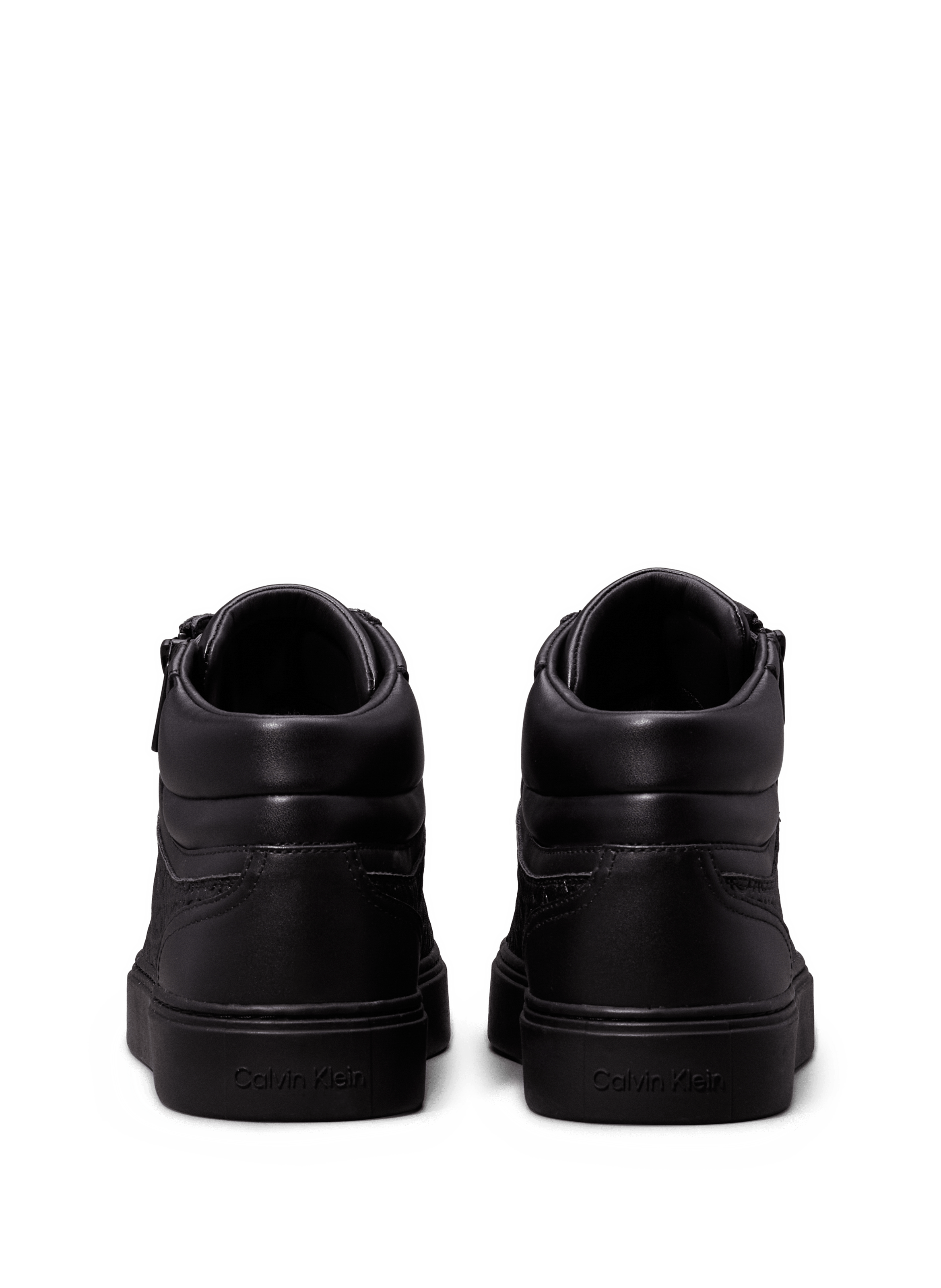calvin klein black high tops