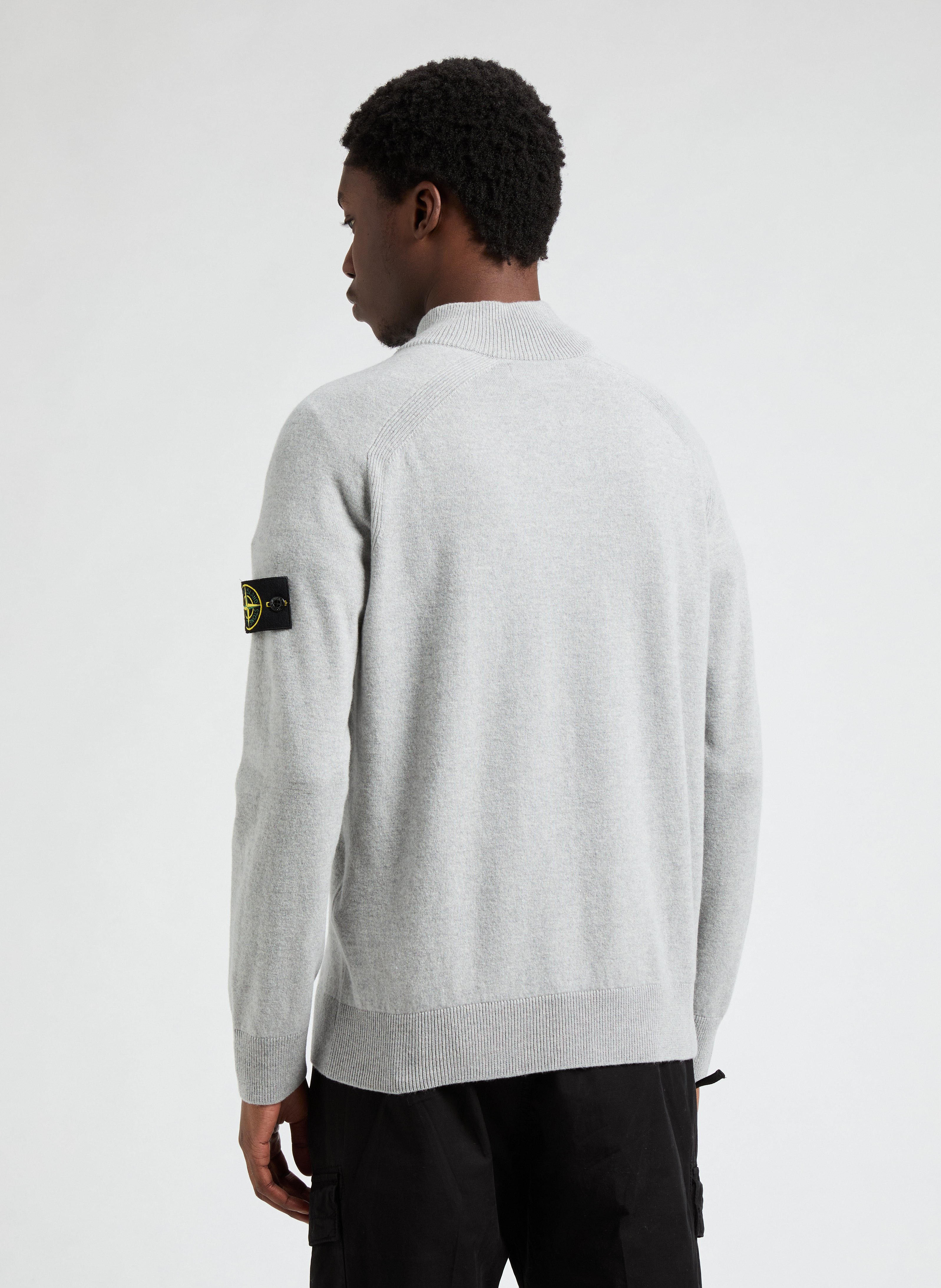 Pull en laine STONE ISLAND Gris