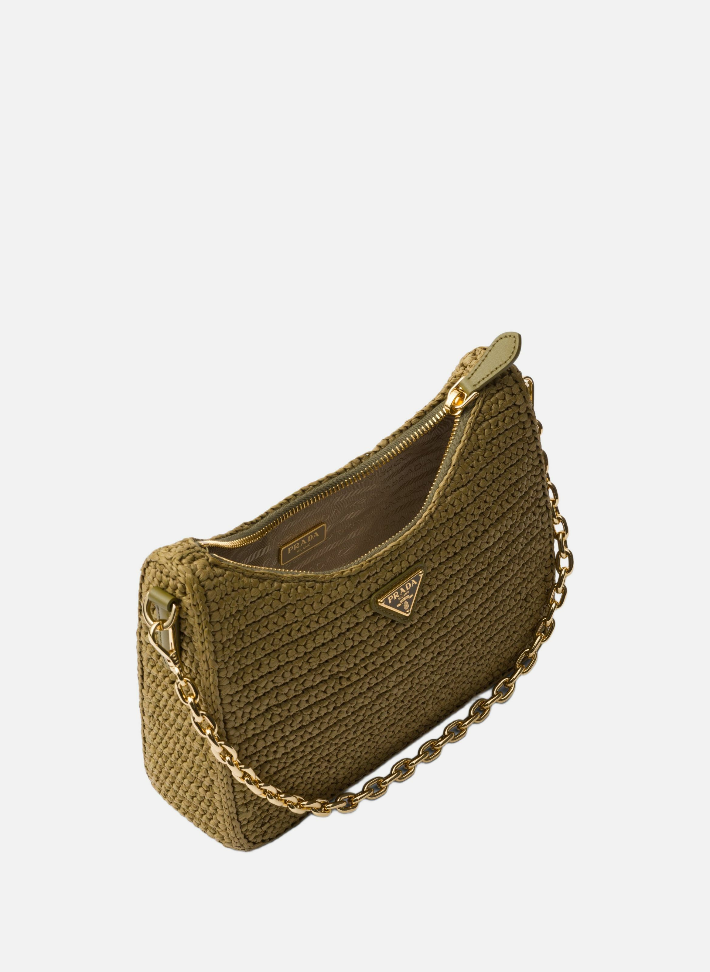 Sac en crochet prada re-edition 2005 PRADA Vert